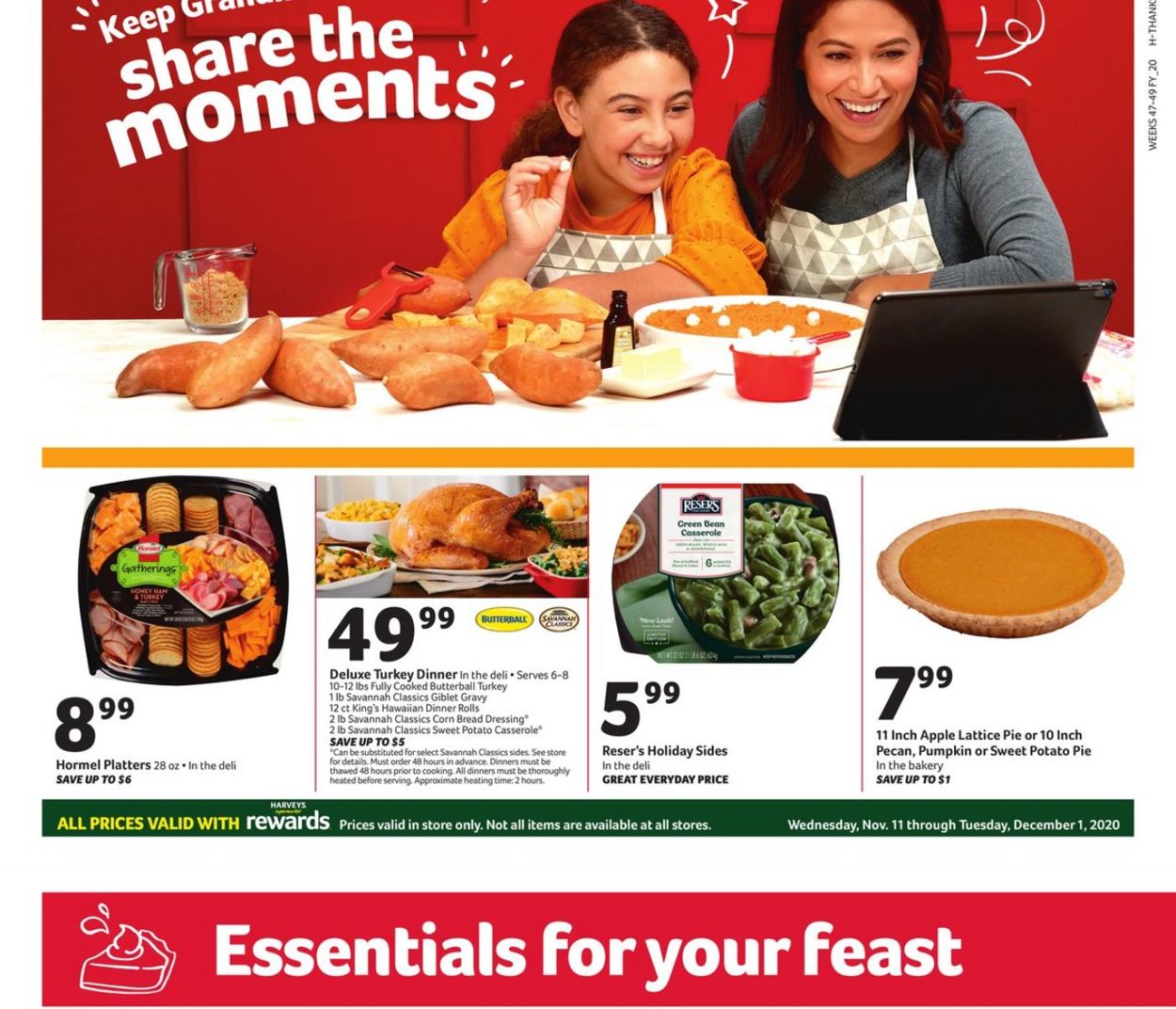 Catalogue Harveys Supermarket from 11/11/2020