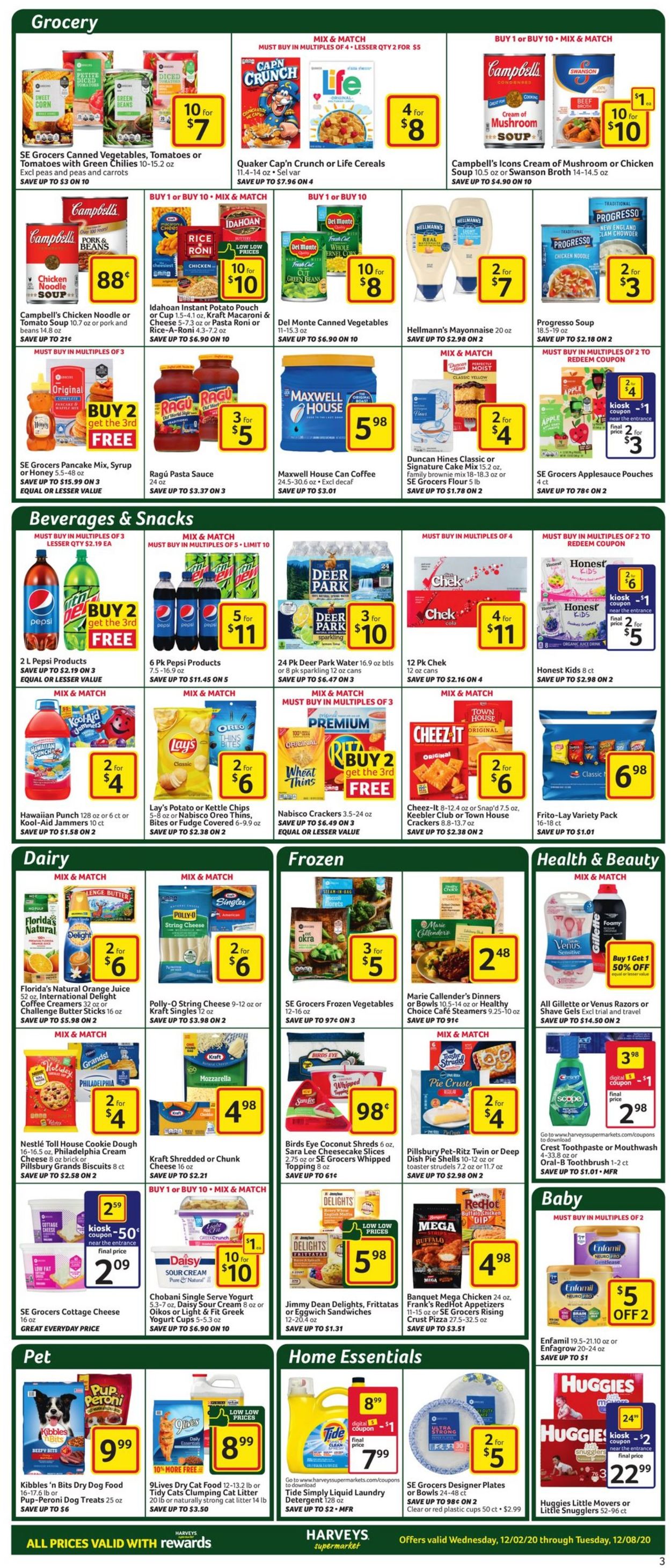 Catalogue Harveys Supermarket from 12/02/2020