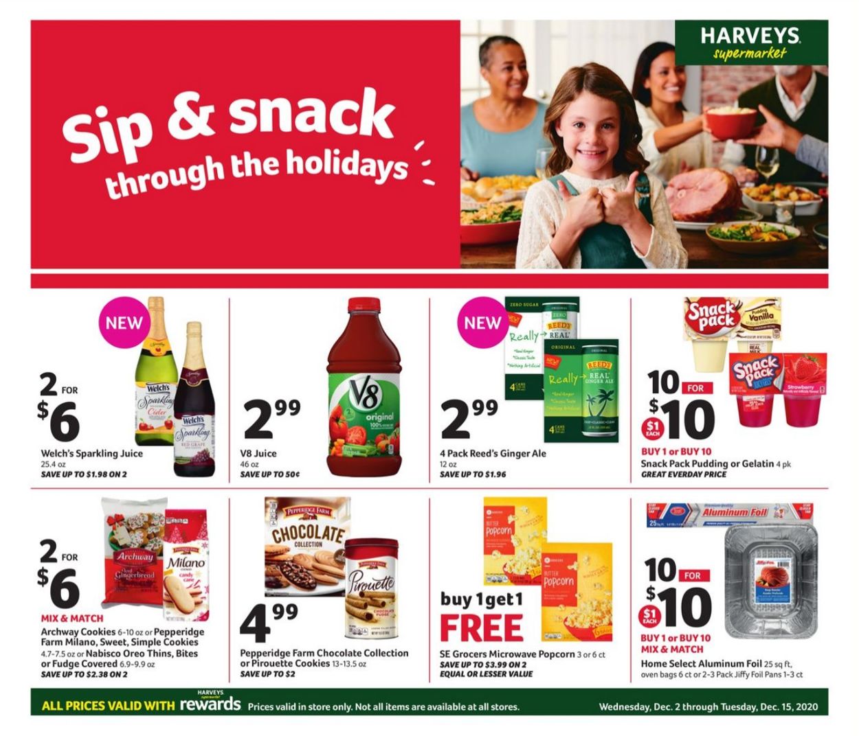 Catalogue Harveys Supermarket from 12/02/2020