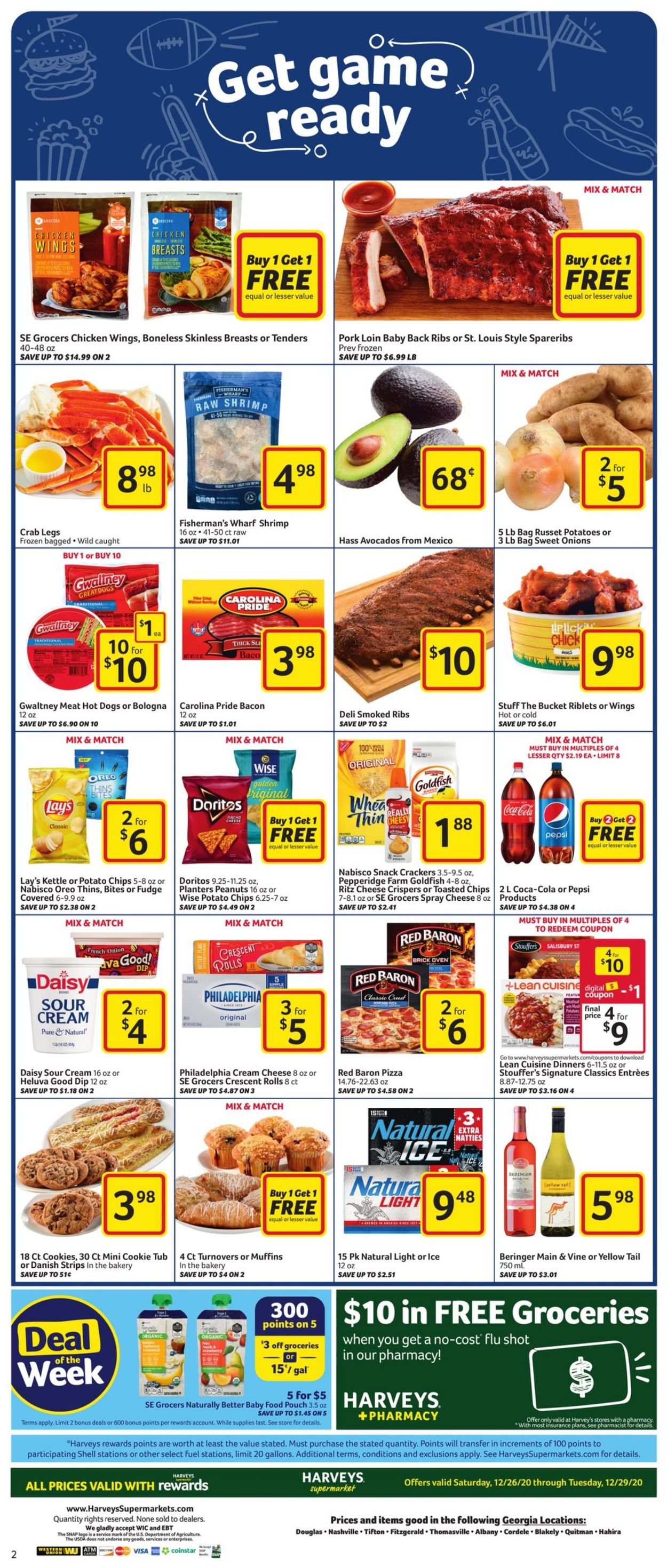 Catalogue Harveys Supermarket from 12/26/2020
