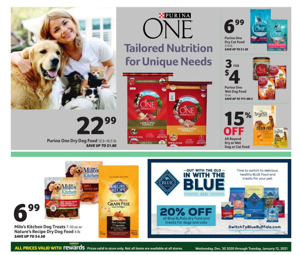 Catalogue Harveys Supermarket from 12/30/2020