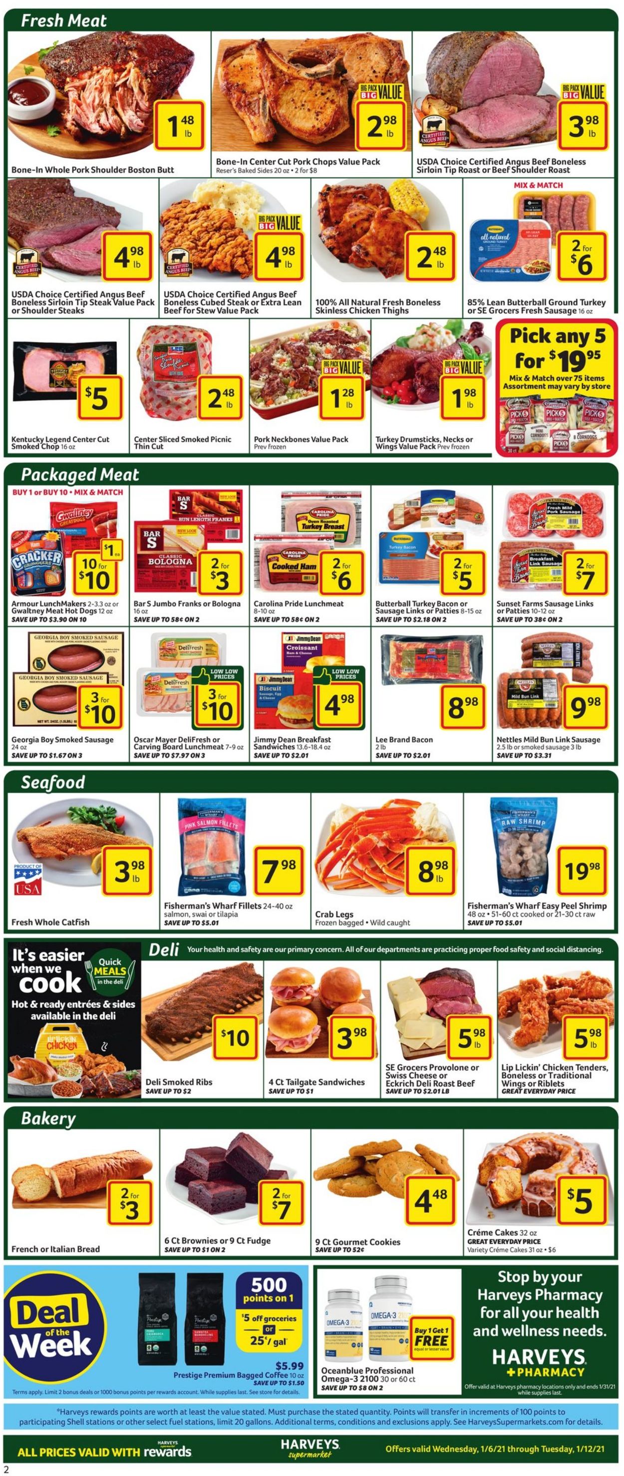 Catalogue Harveys Supermarket from 01/06/2021