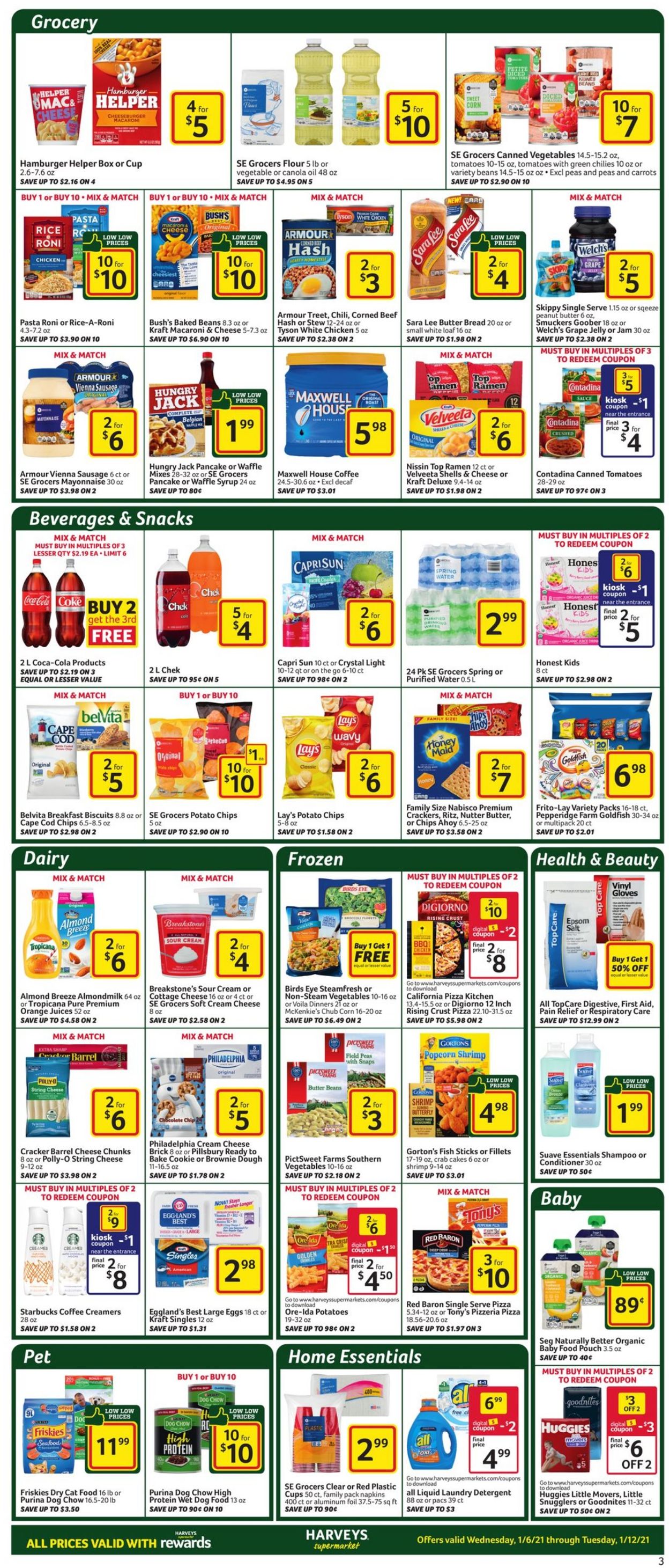 Catalogue Harveys Supermarket from 01/06/2021