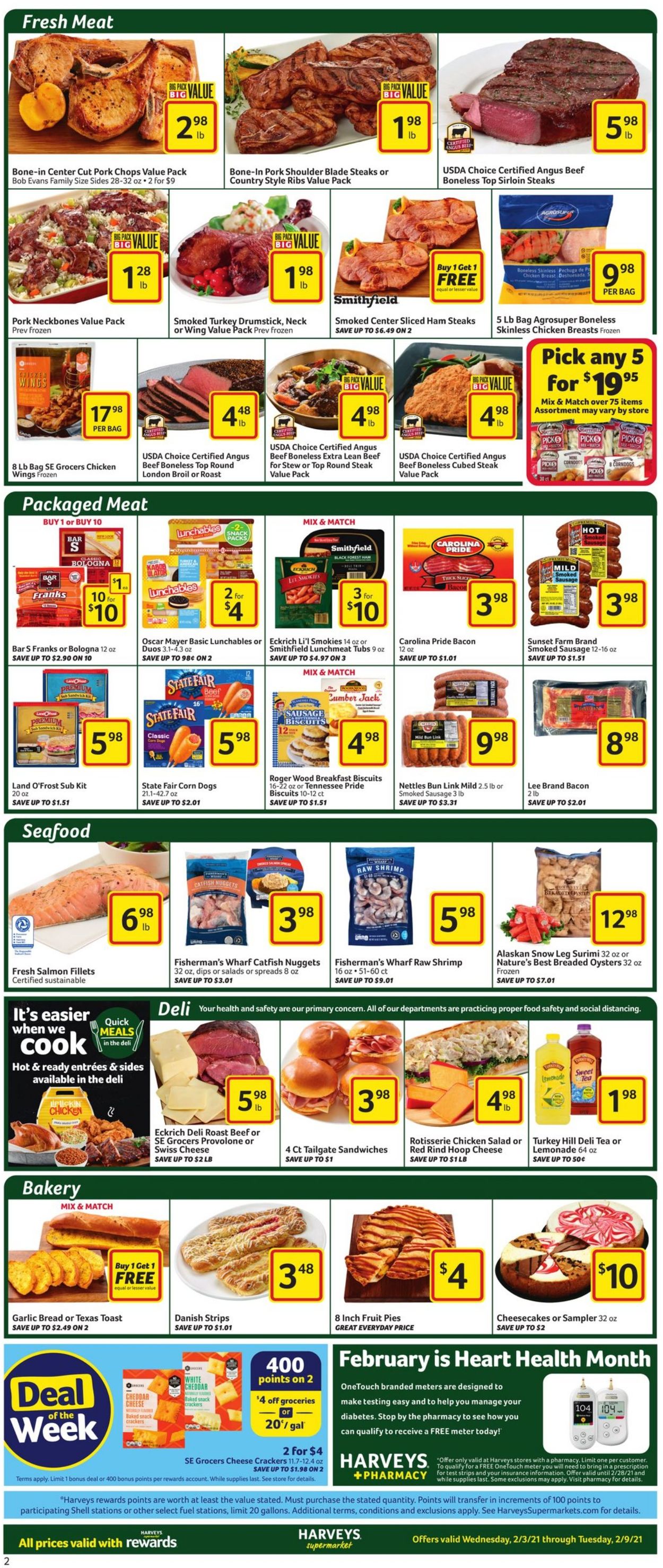Catalogue Harveys Supermarket from 02/03/2021