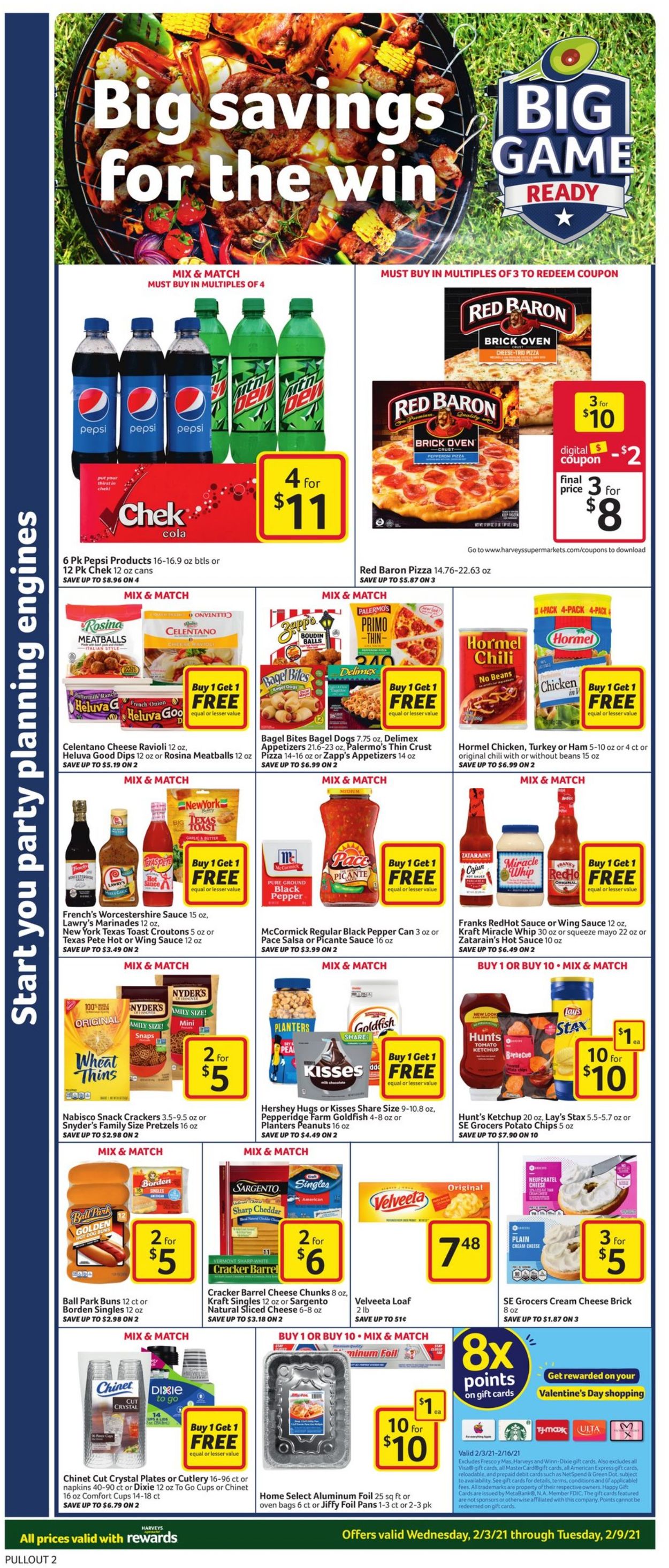 Catalogue Harveys Supermarket from 02/03/2021