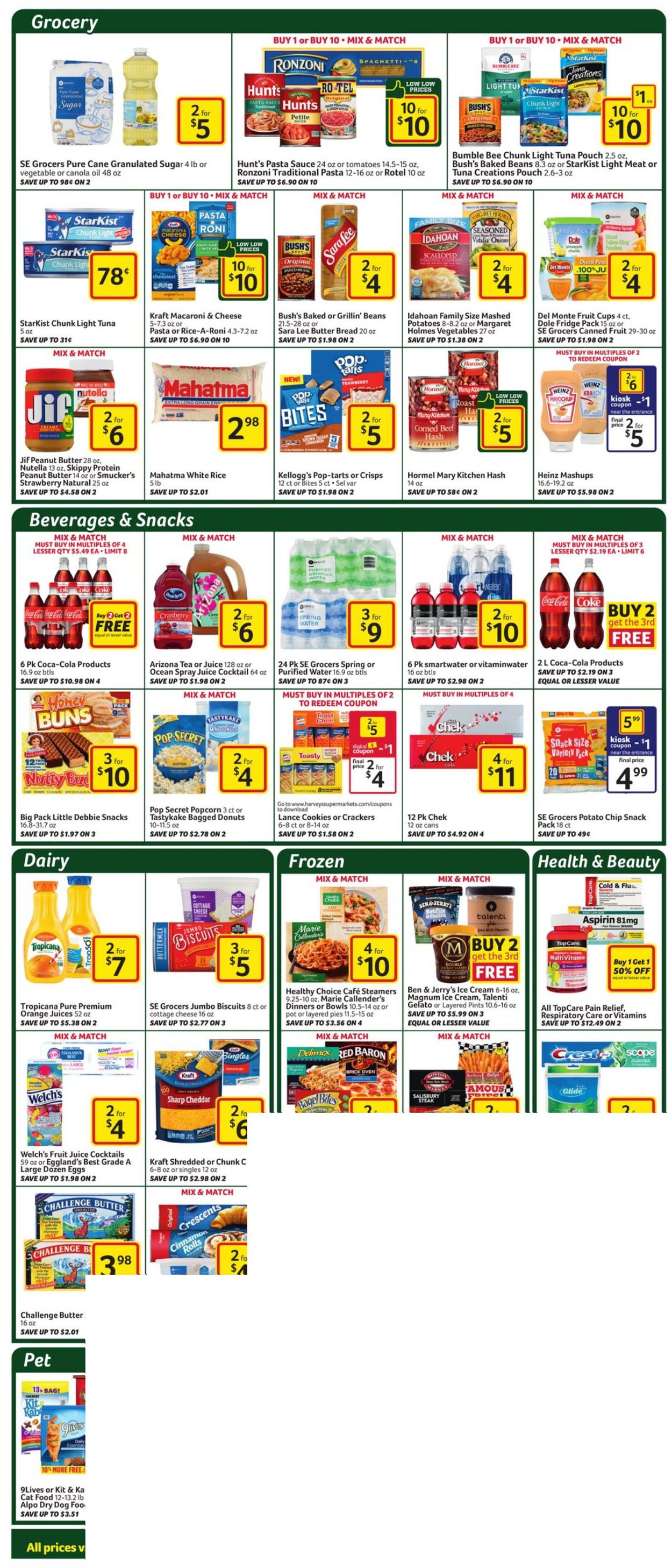 Catalogue Harveys Supermarket from 02/24/2021