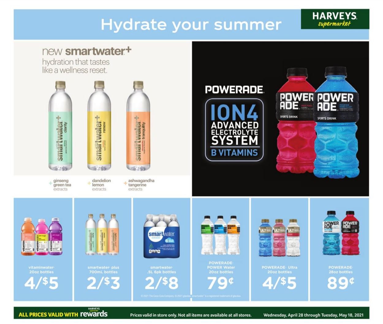 Catalogue Harveys Supermarket from 04/28/2021