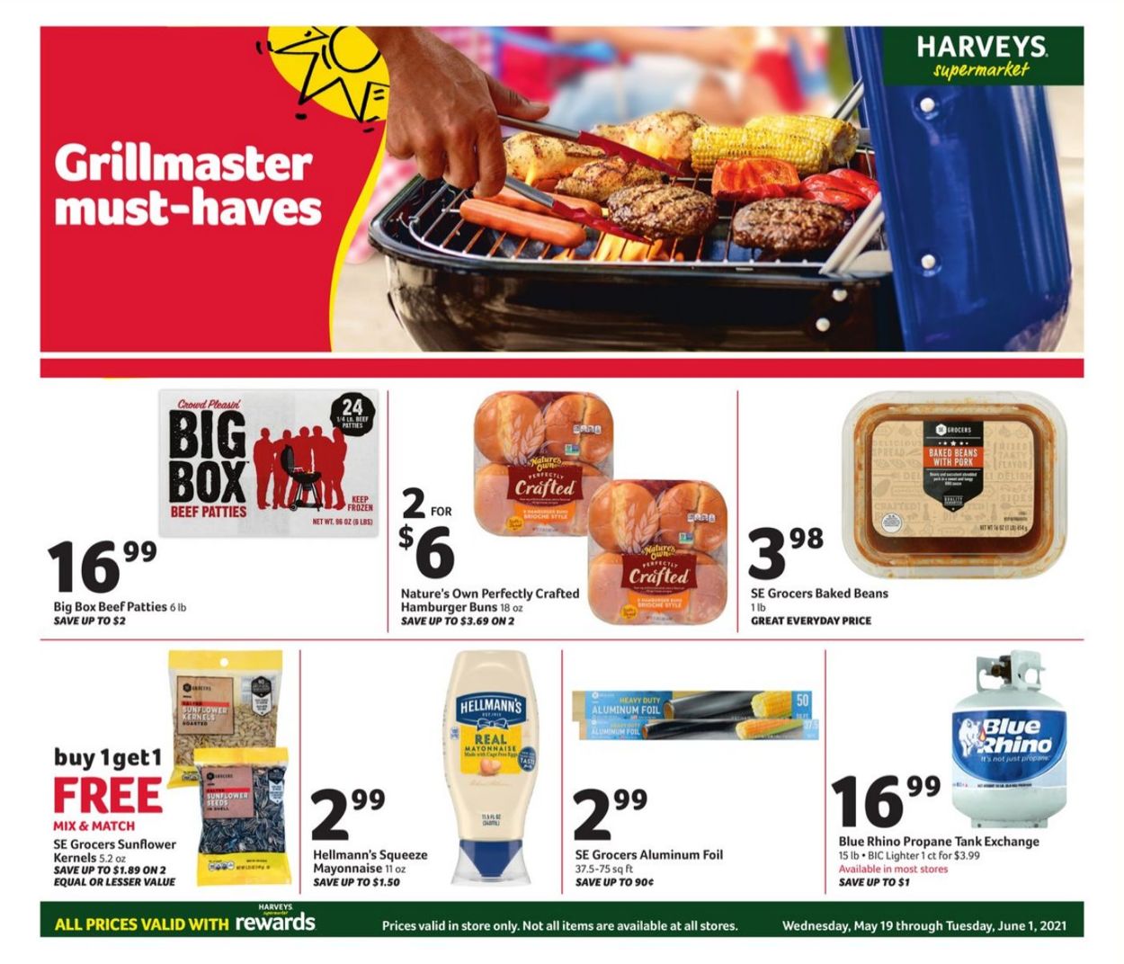 Catalogue Harveys Supermarket from 05/19/2021