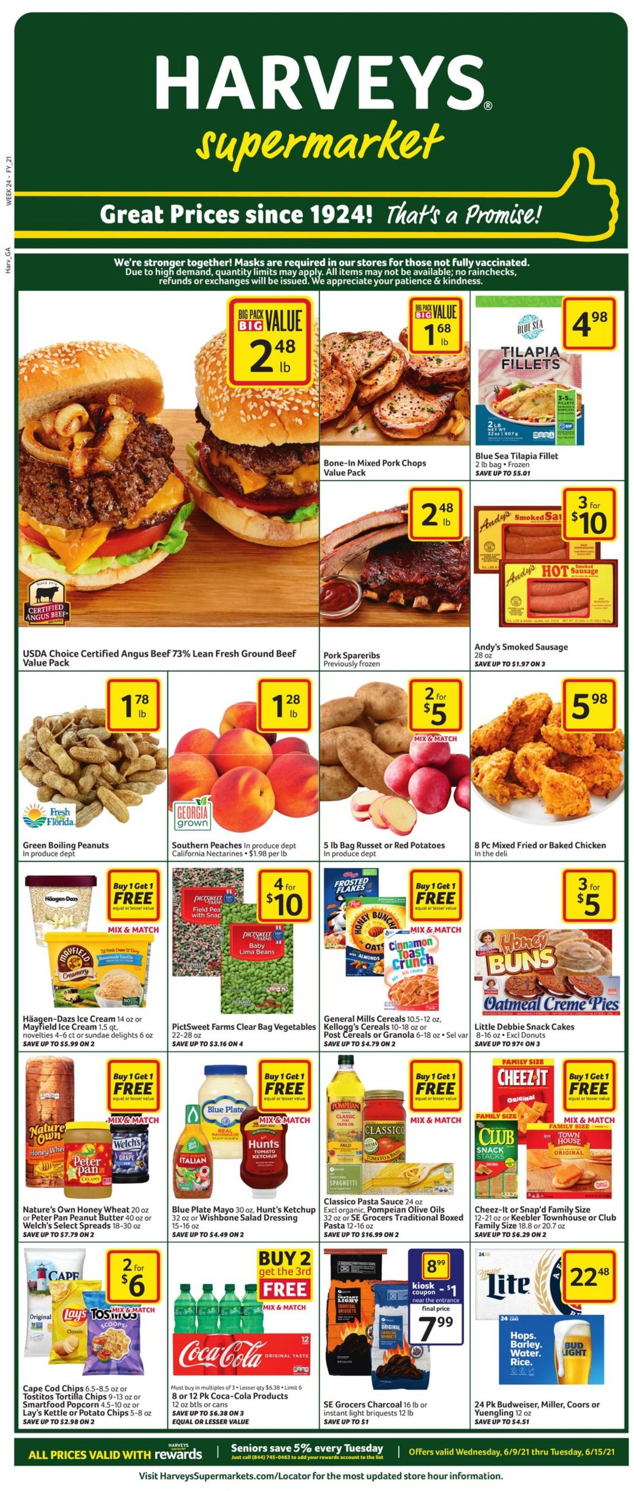 Catalogue Harveys Supermarket from 06/09/2021