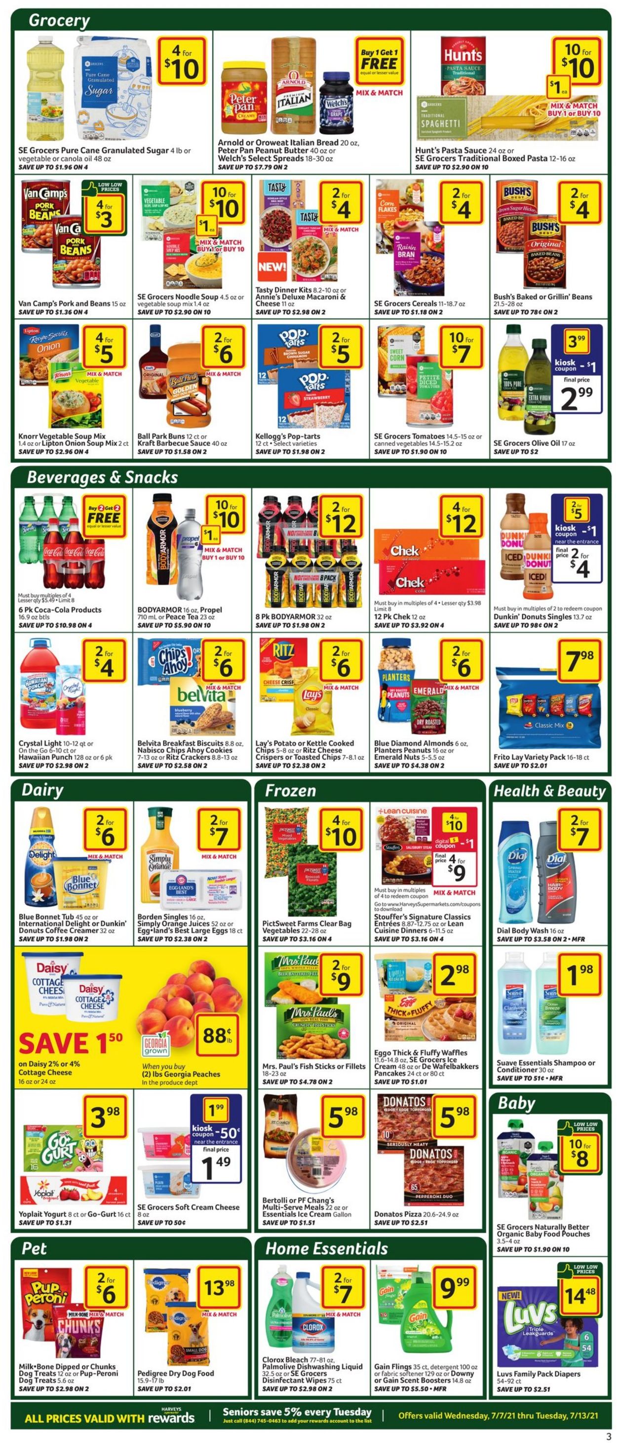 Catalogue Harveys Supermarket from 07/07/2021