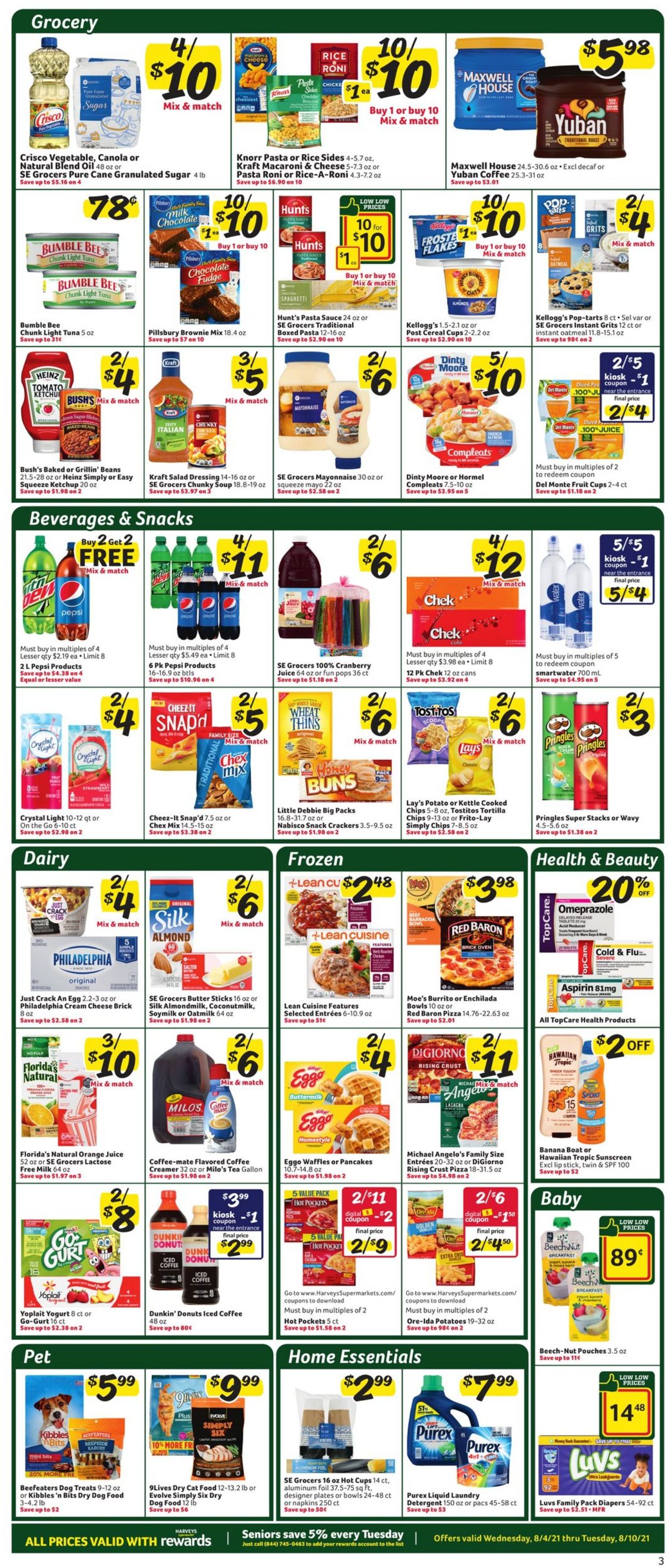 Catalogue Harveys Supermarket from 08/04/2021
