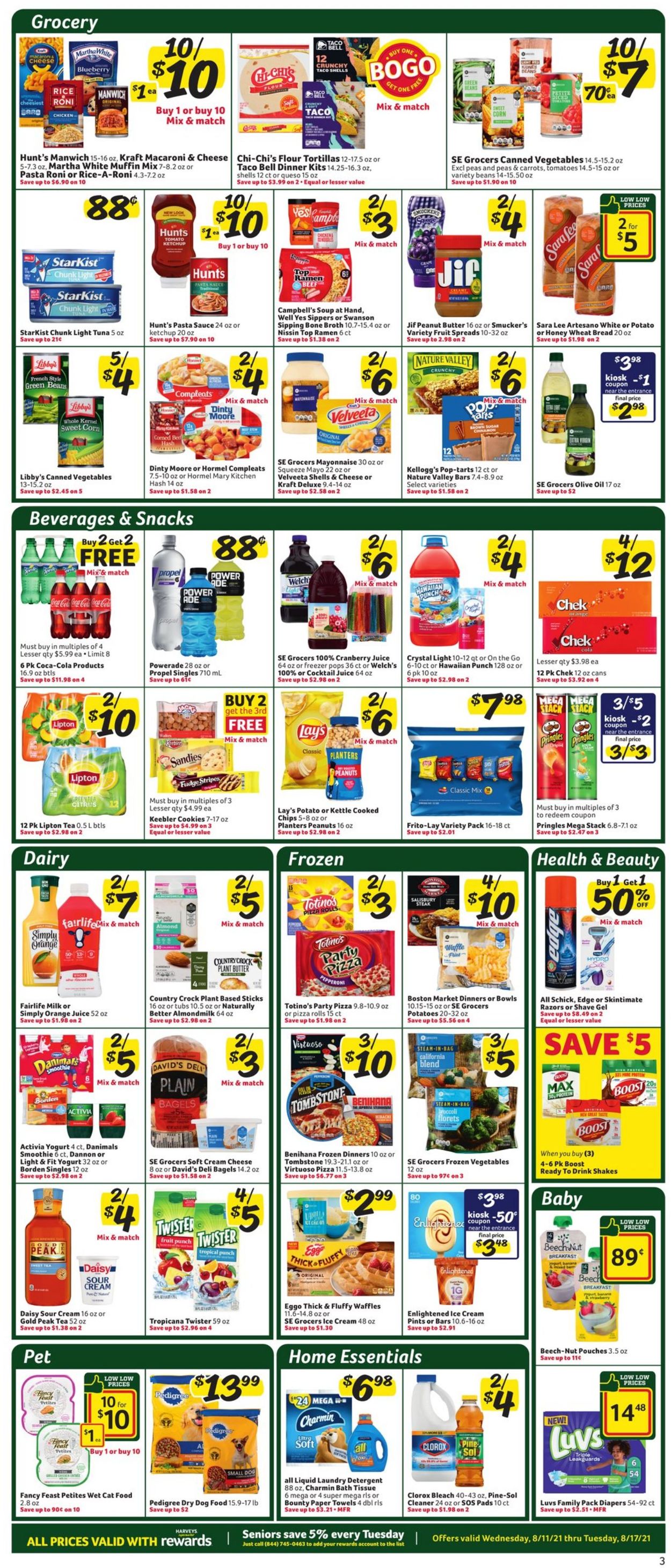 Catalogue Harveys Supermarket from 08/11/2021