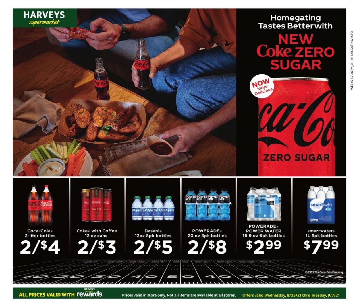 Catalogue Harveys Supermarket from 08/25/2021