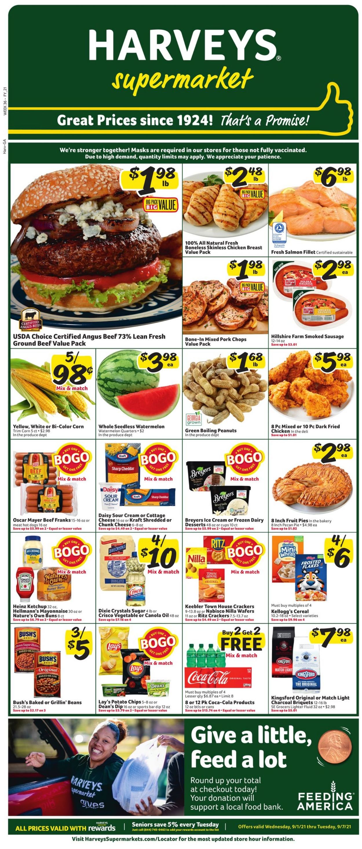 Catalogue Harveys Supermarket from 09/01/2021