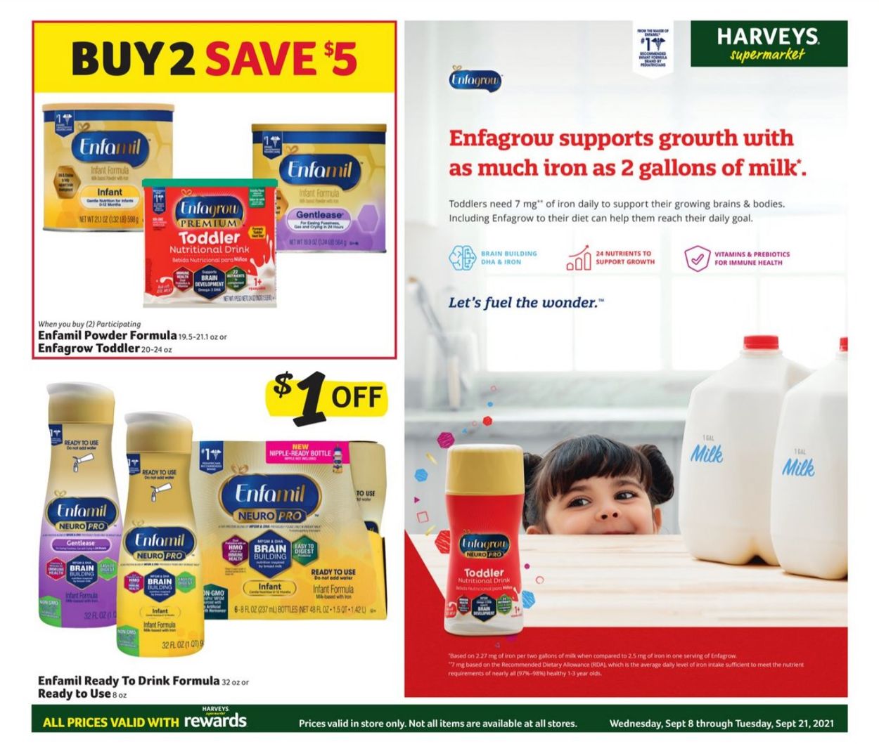 Catalogue Harveys Supermarket from 09/08/2021