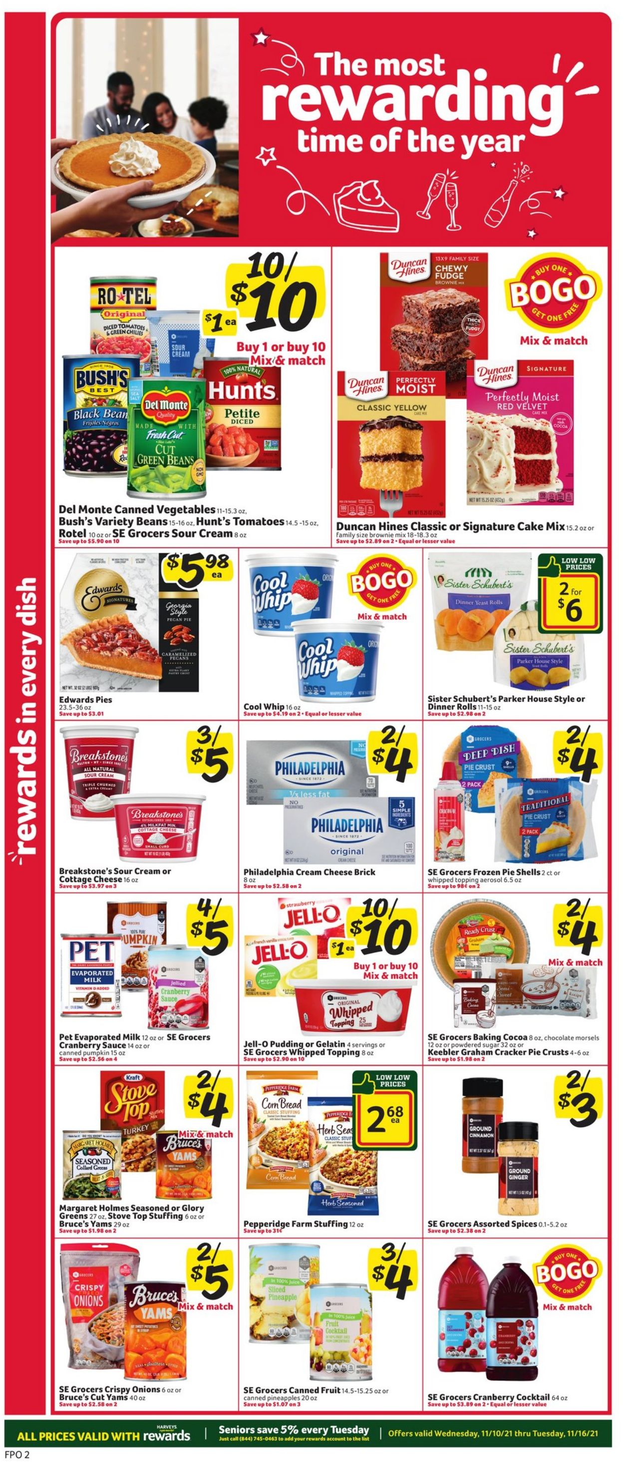 Catalogue Harveys Supermarket from 11/10/2021