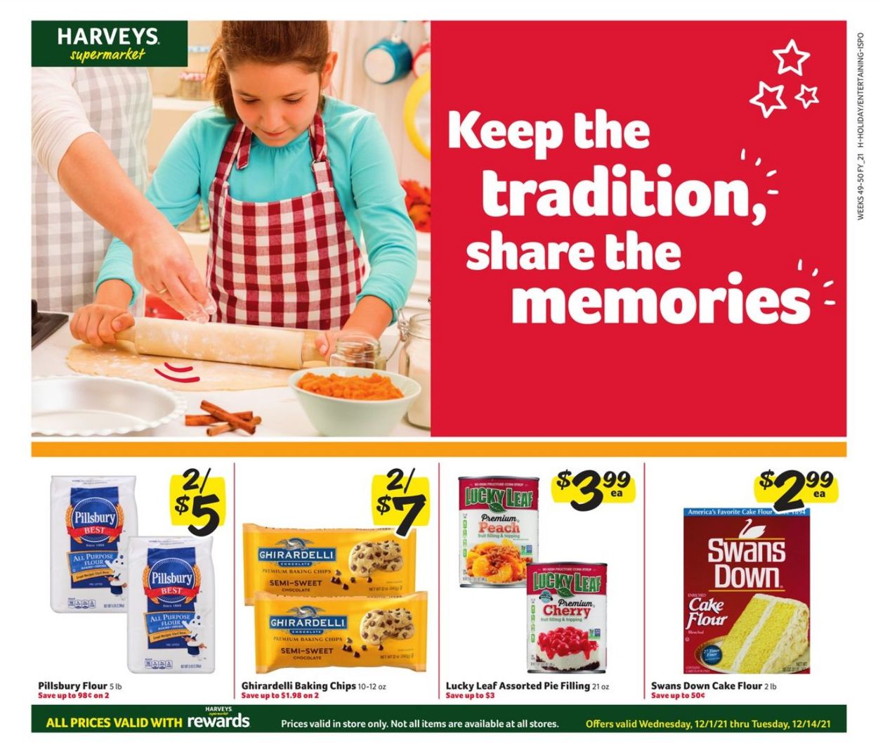 Catalogue Harveys Supermarket CHRISTMAS 2021 from 12/01/2021