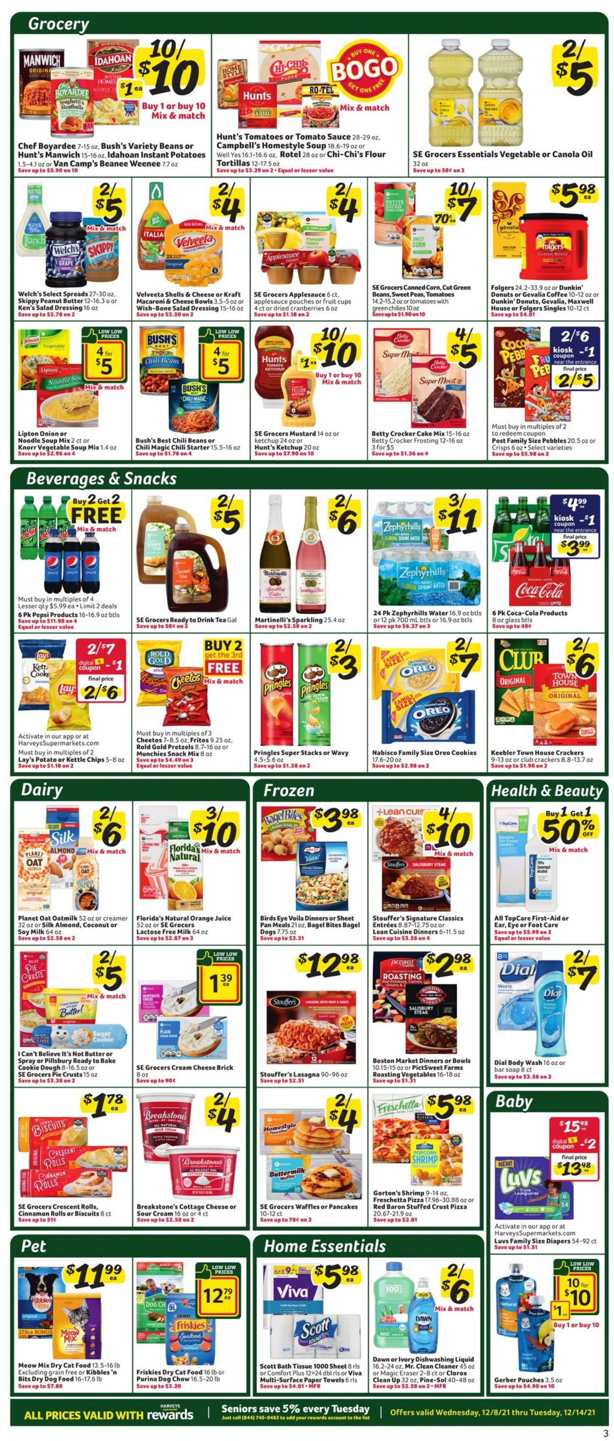 Catalogue Harveys Supermarket - HOLIDAY 2021 from 12/08/2021