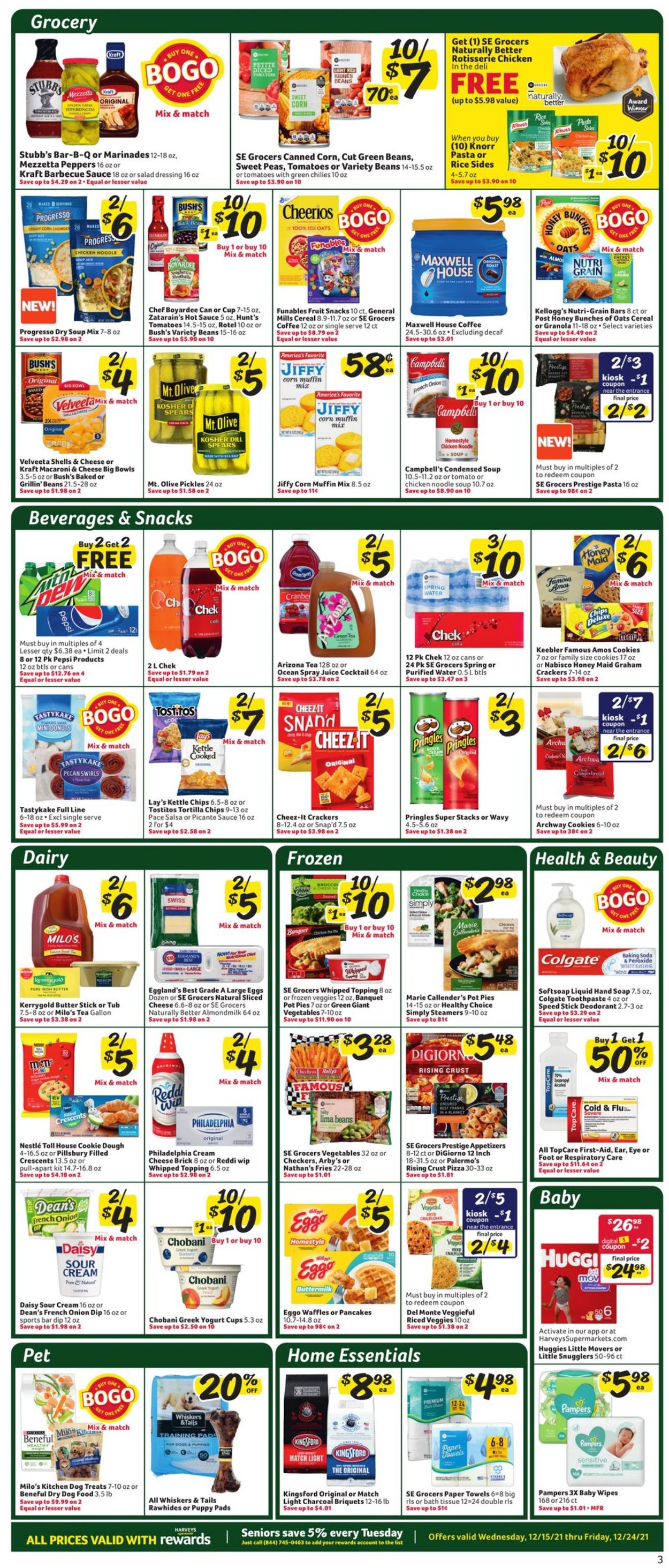 Catalogue Harveys Supermarket CHRISTMAS 2021 from 12/15/2021