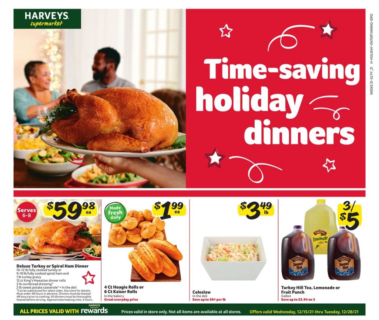 Catalogue Harveys Supermarket CHRISTMAS 2021 from 12/15/2021