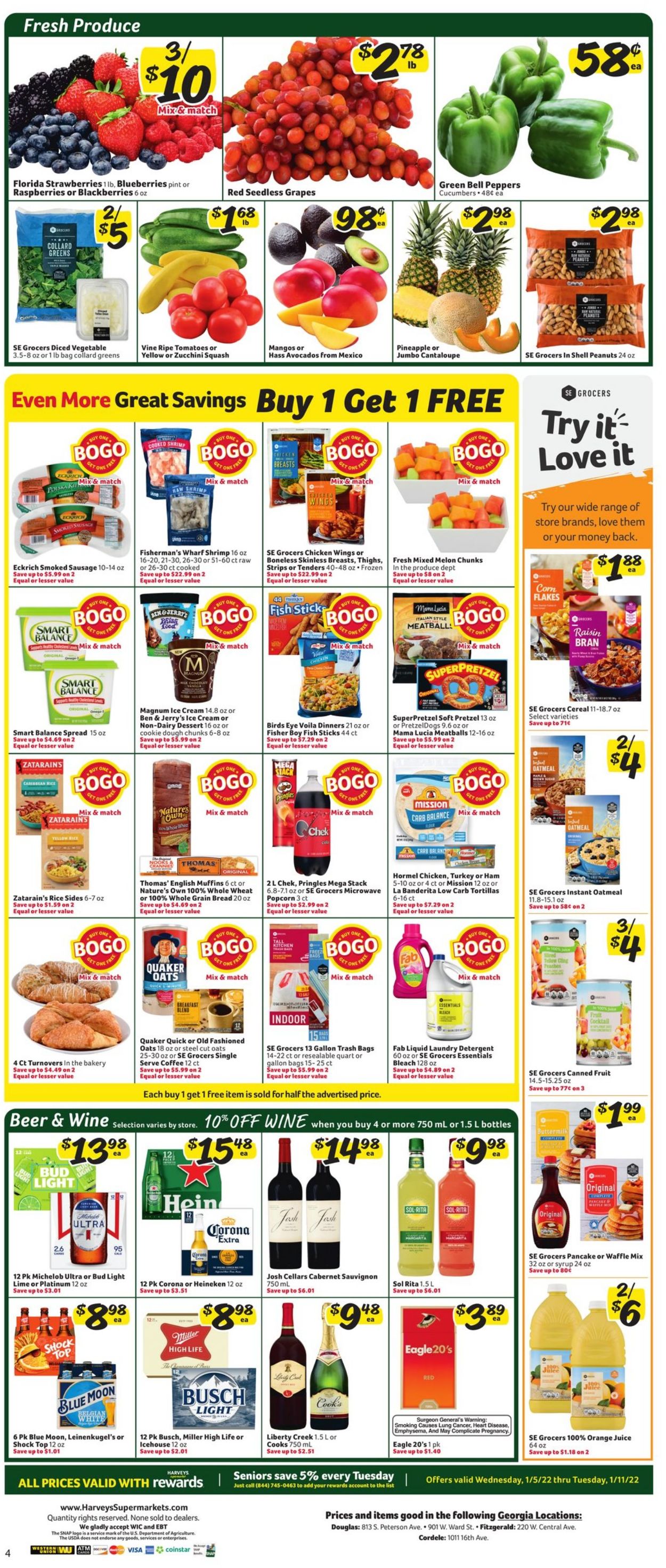 Catalogue Harveys Supermarket from 01/05/2022
