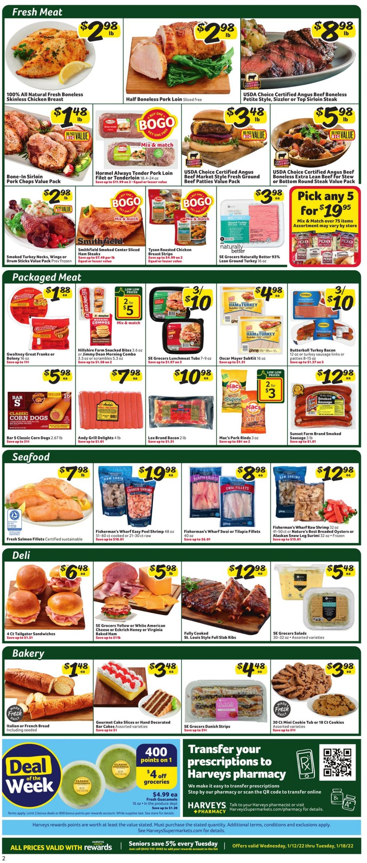 Catalogue Harveys Supermarket from 01/12/2022