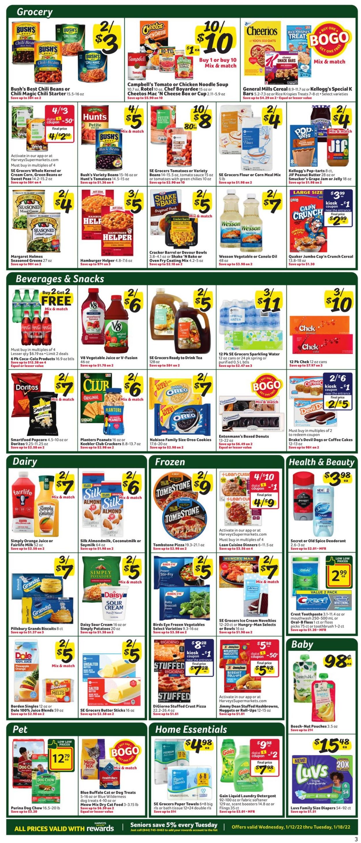 Catalogue Harveys Supermarket from 01/12/2022