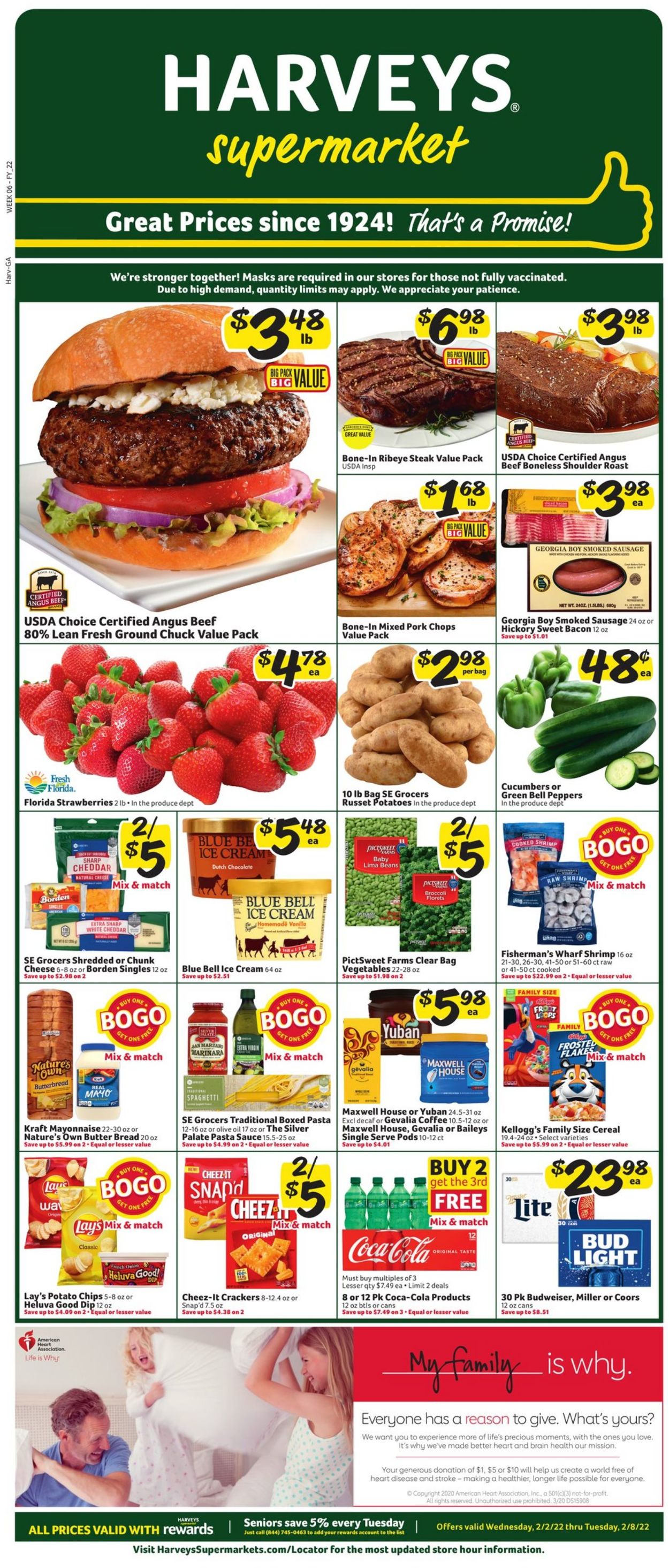 Catalogue Harveys Supermarket from 02/02/2022