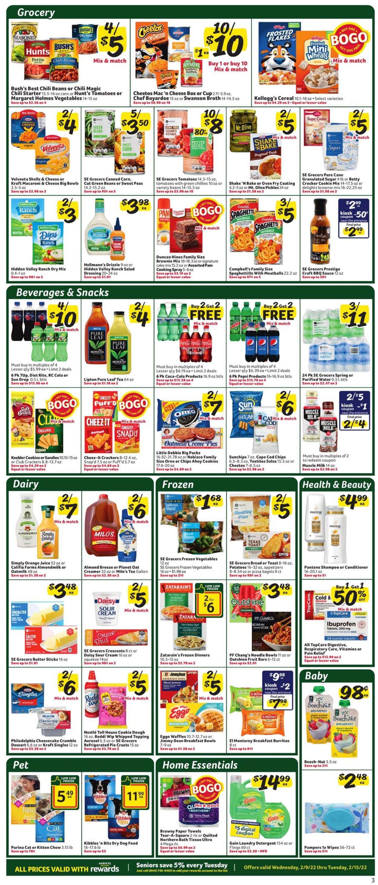 Catalogue Harveys Supermarket from 02/09/2022