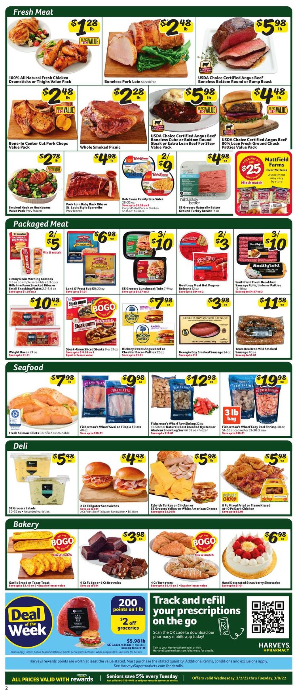 Catalogue Harveys Supermarket from 03/02/2022