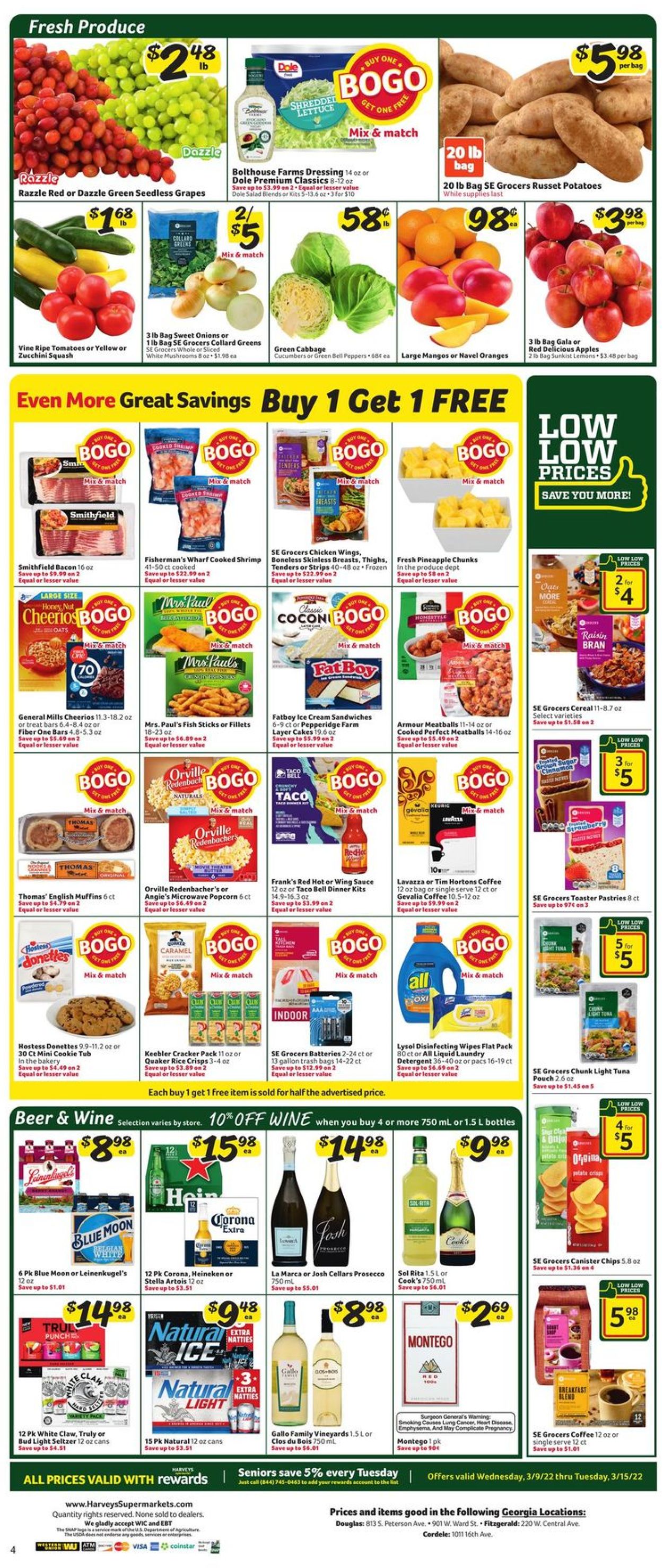 Catalogue Harveys Supermarket from 03/09/2022