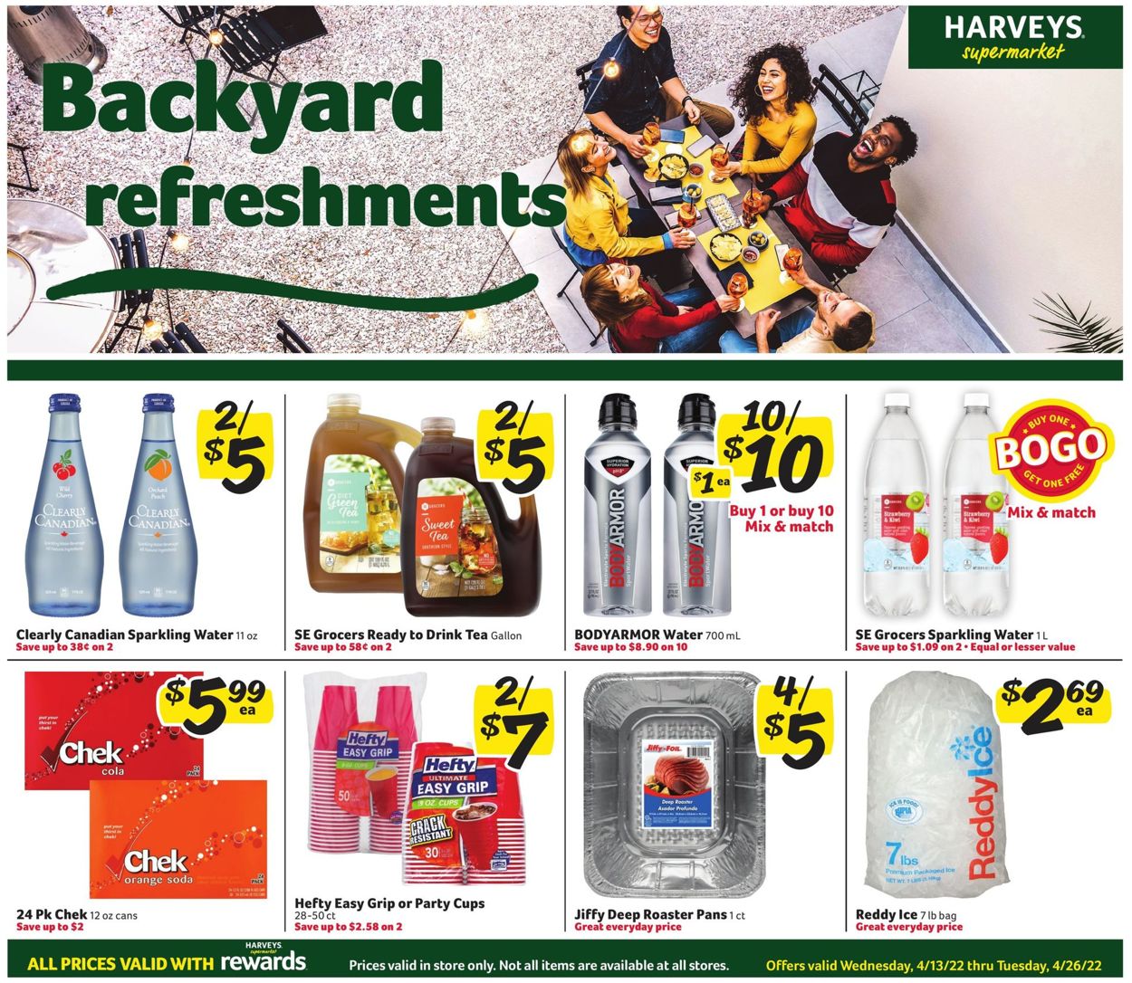 Catalogue Harveys Supermarket from 04/13/2022