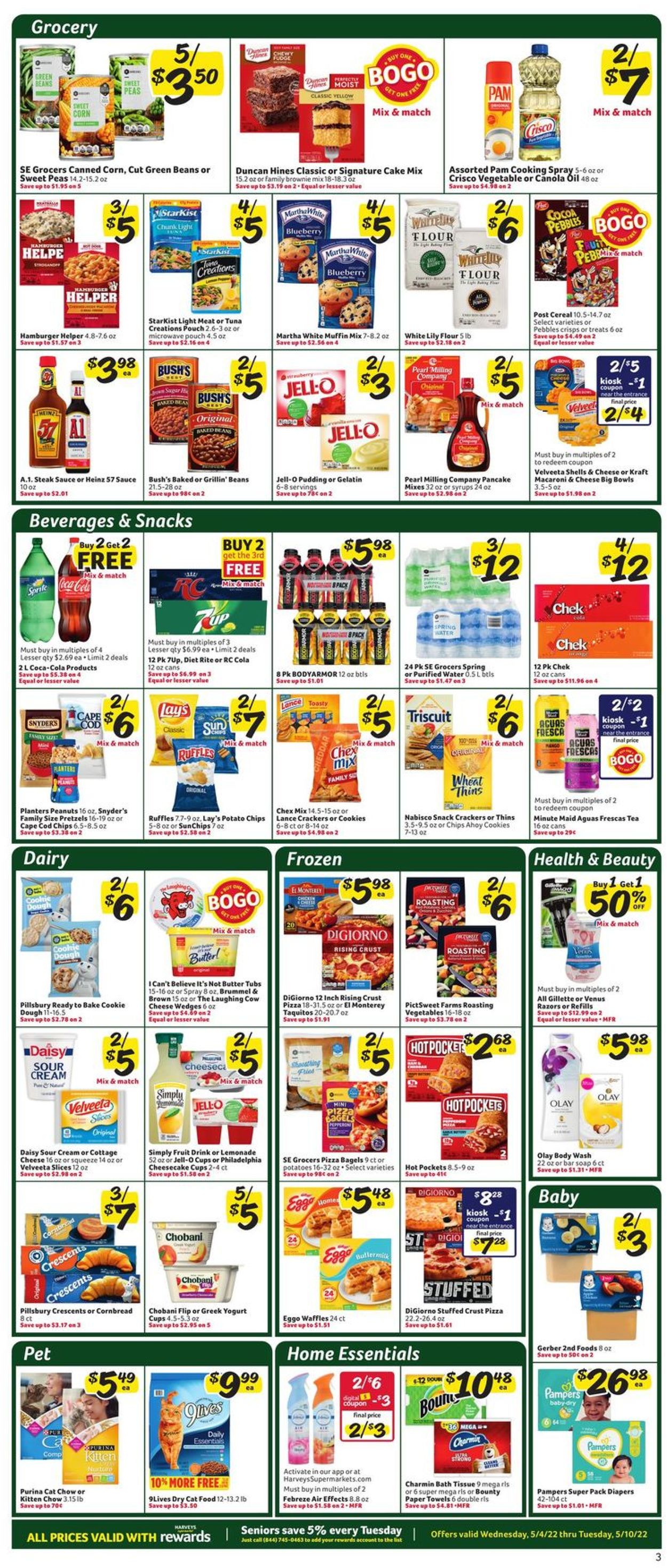 Catalogue Harveys Supermarket from 05/04/2022