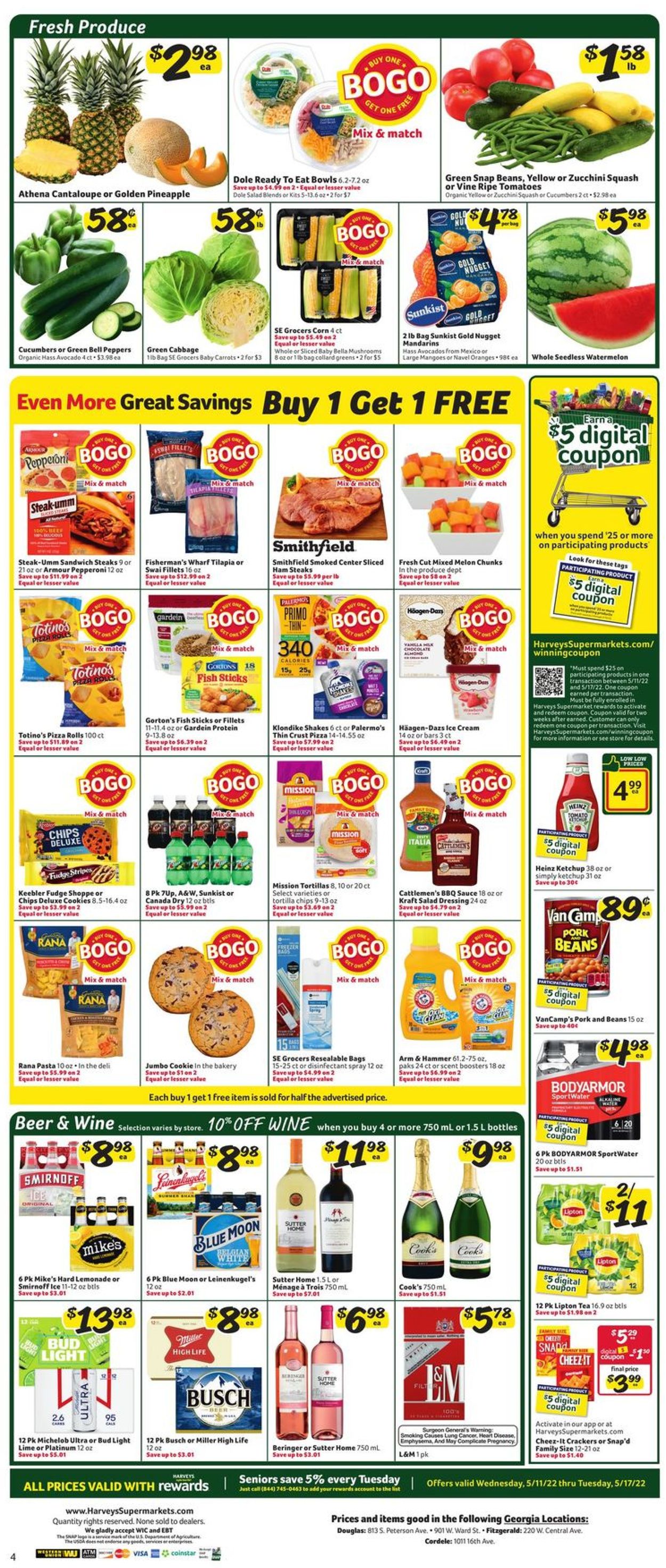 Catalogue Harveys Supermarket from 05/11/2022