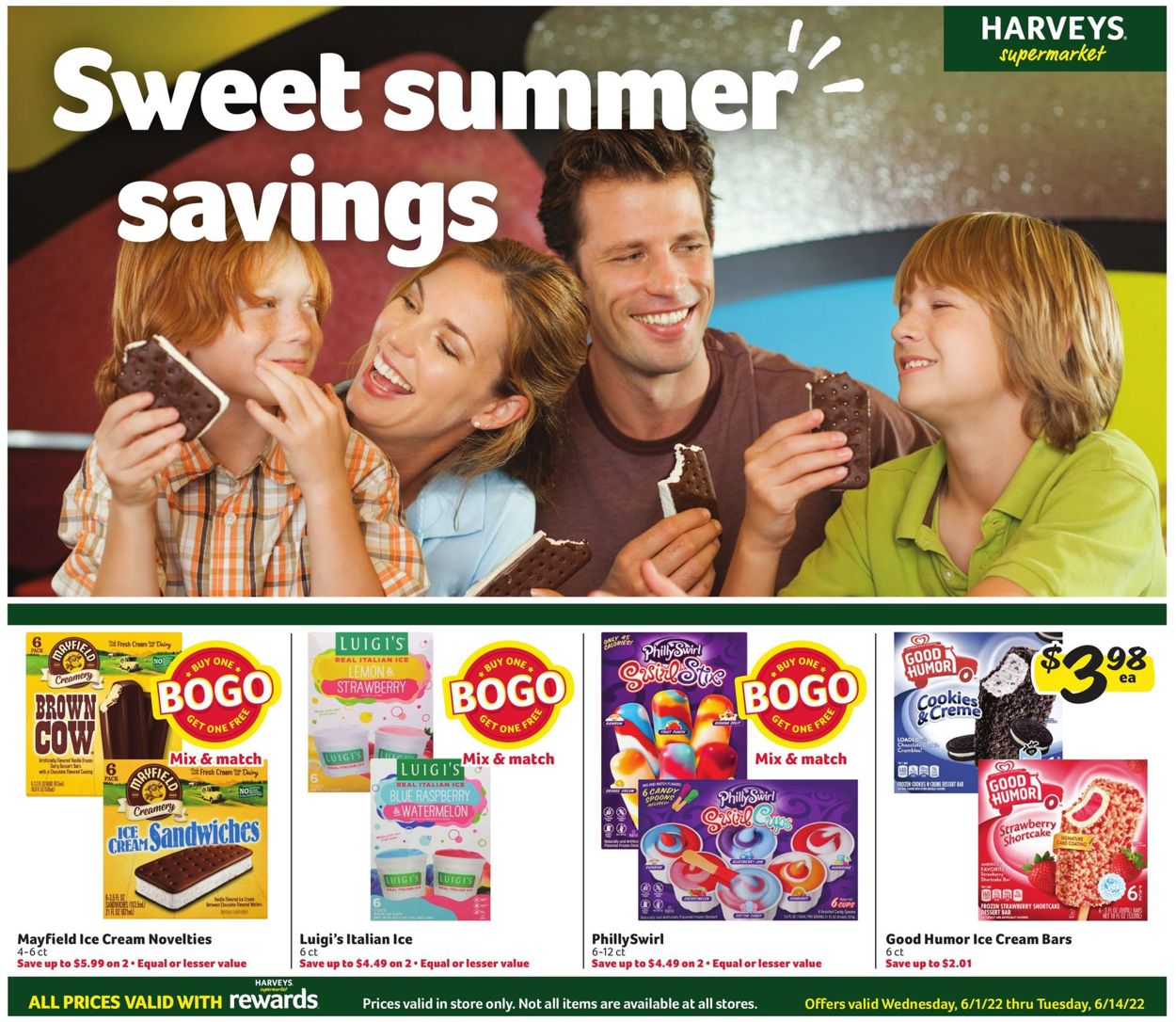 Catalogue Harveys Supermarket from 06/01/2022