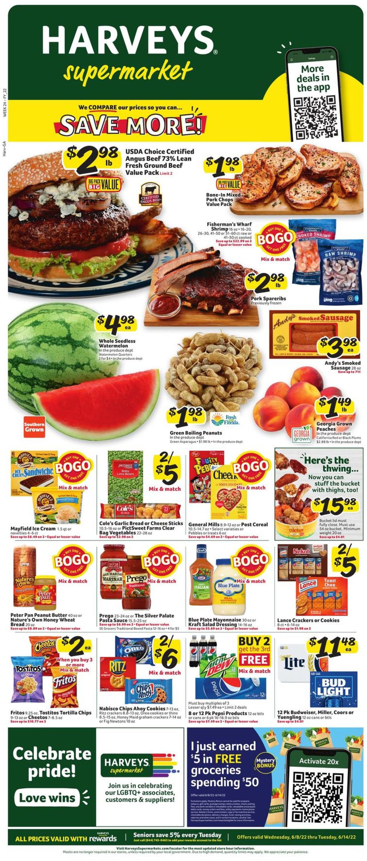 Catalogue Harveys Supermarket from 06/08/2022
