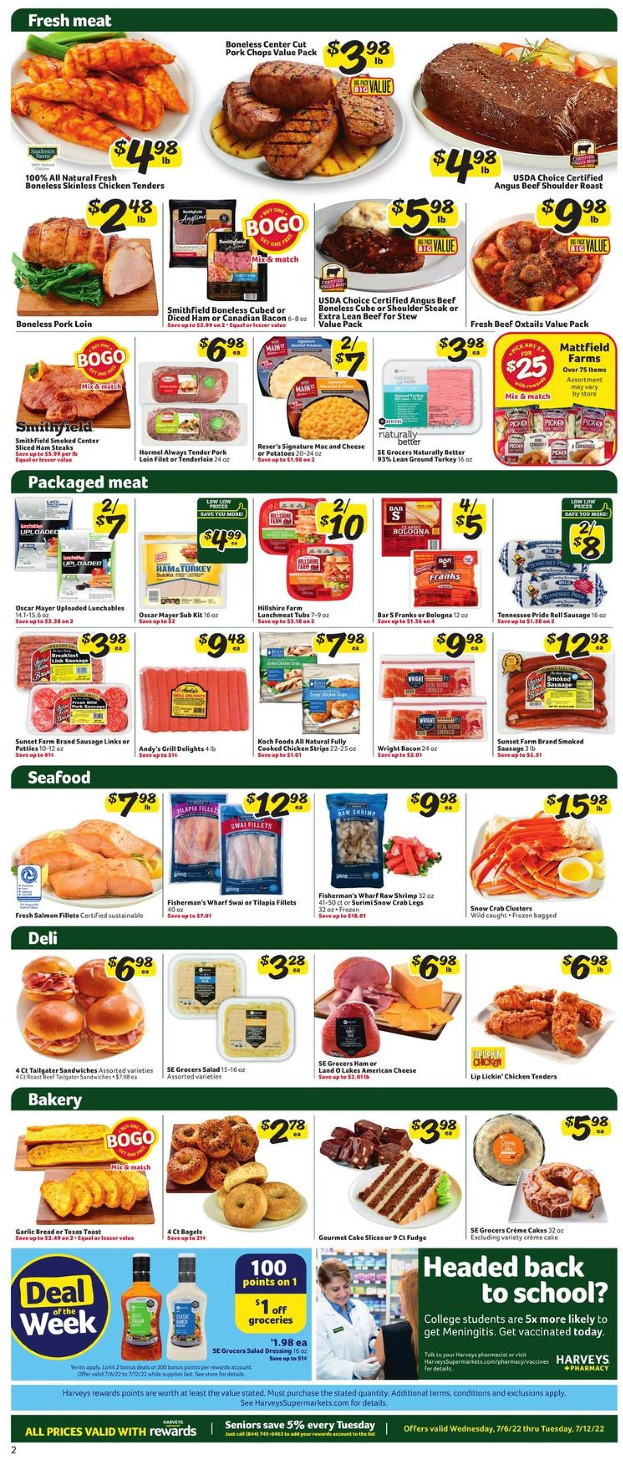 Catalogue Harveys Supermarket from 07/06/2022