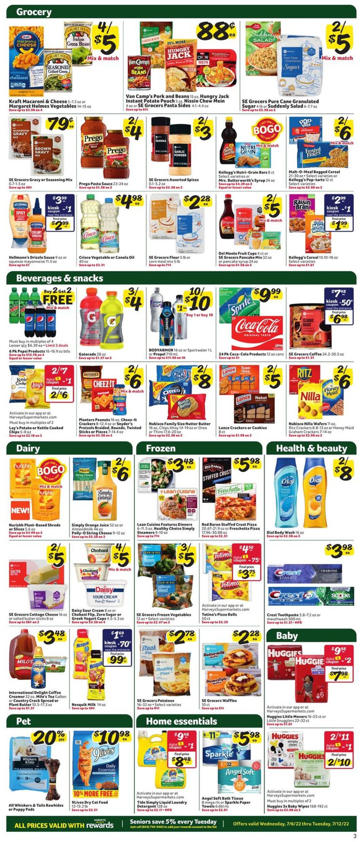 Catalogue Harveys Supermarket from 07/06/2022