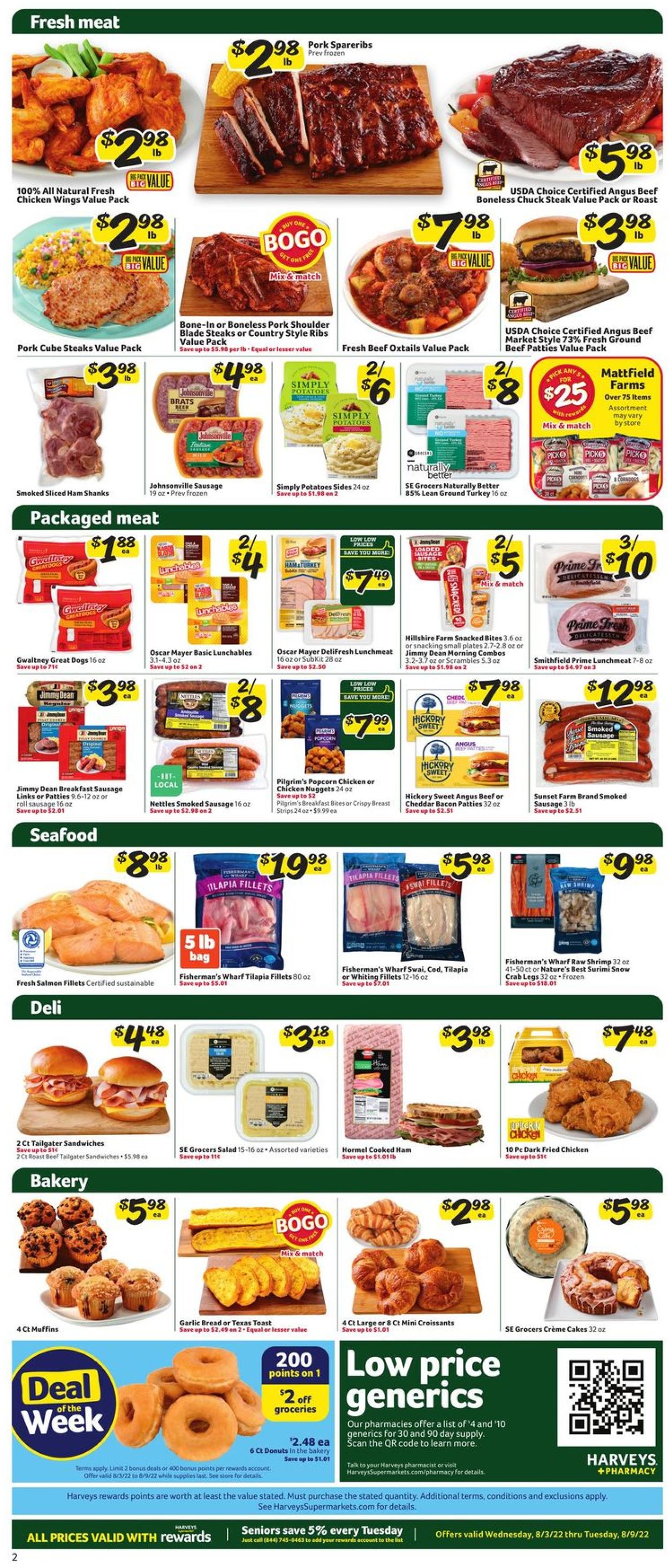 Catalogue Harveys Supermarket from 08/03/2022