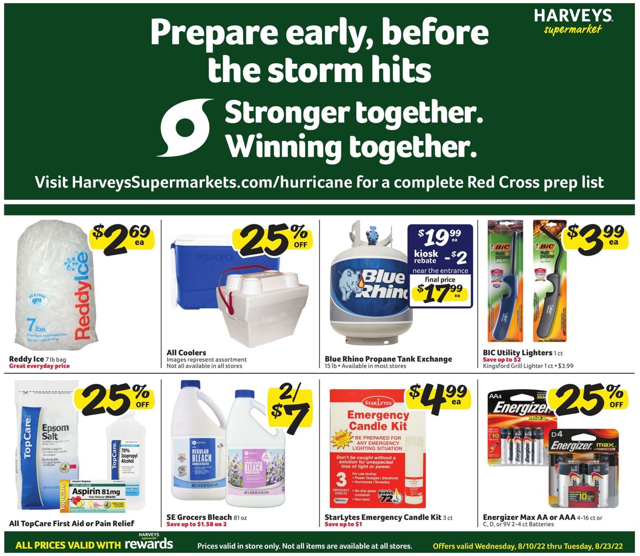 Catalogue Harveys Supermarket from 08/10/2022