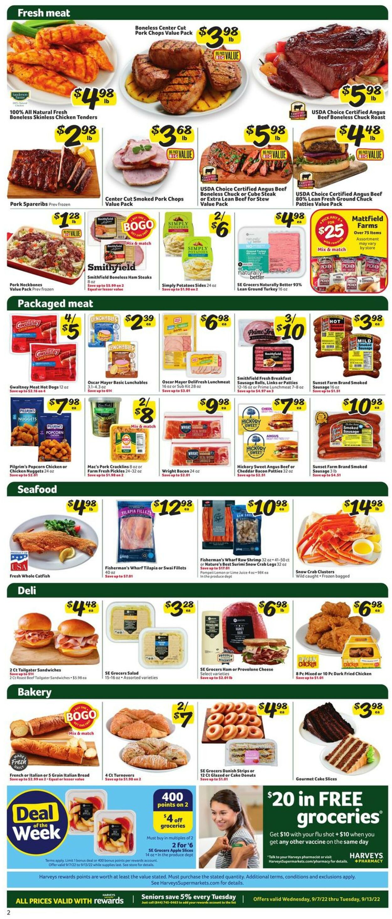 Catalogue Harveys Supermarket from 09/07/2022