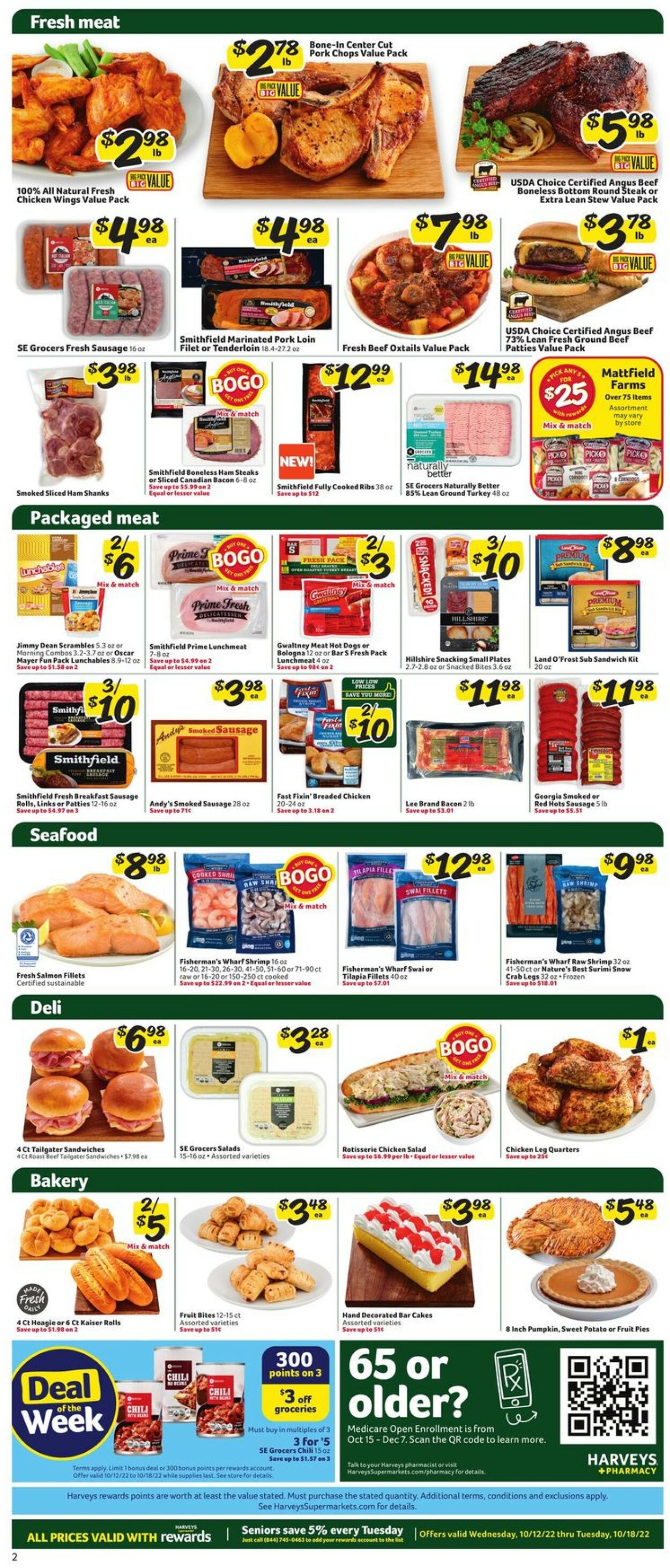 Catalogue Harveys Supermarket from 10/12/2022
