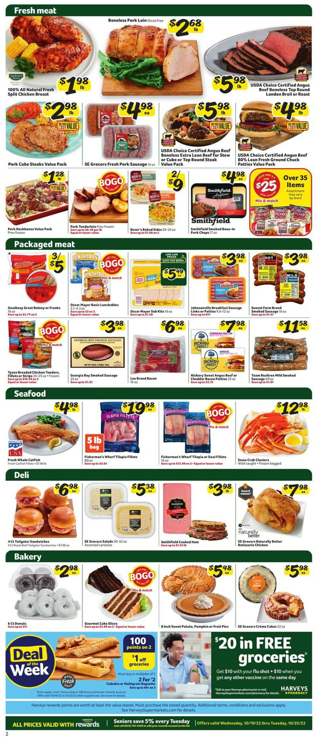 Catalogue Harveys Supermarket from 10/19/2022