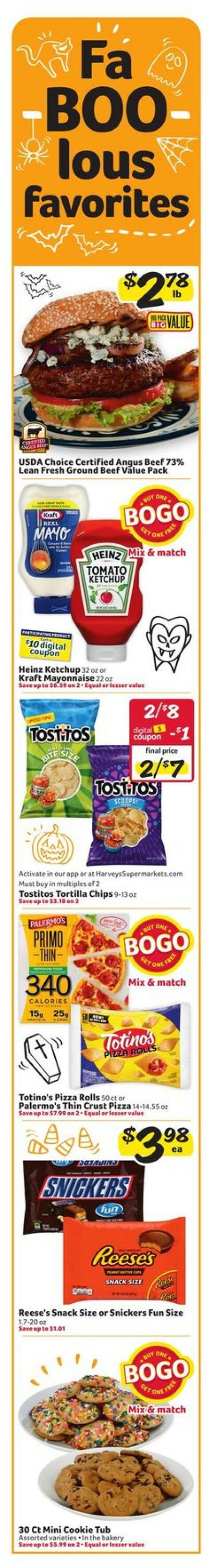 Catalogue Harveys Supermarket from 10/26/2022