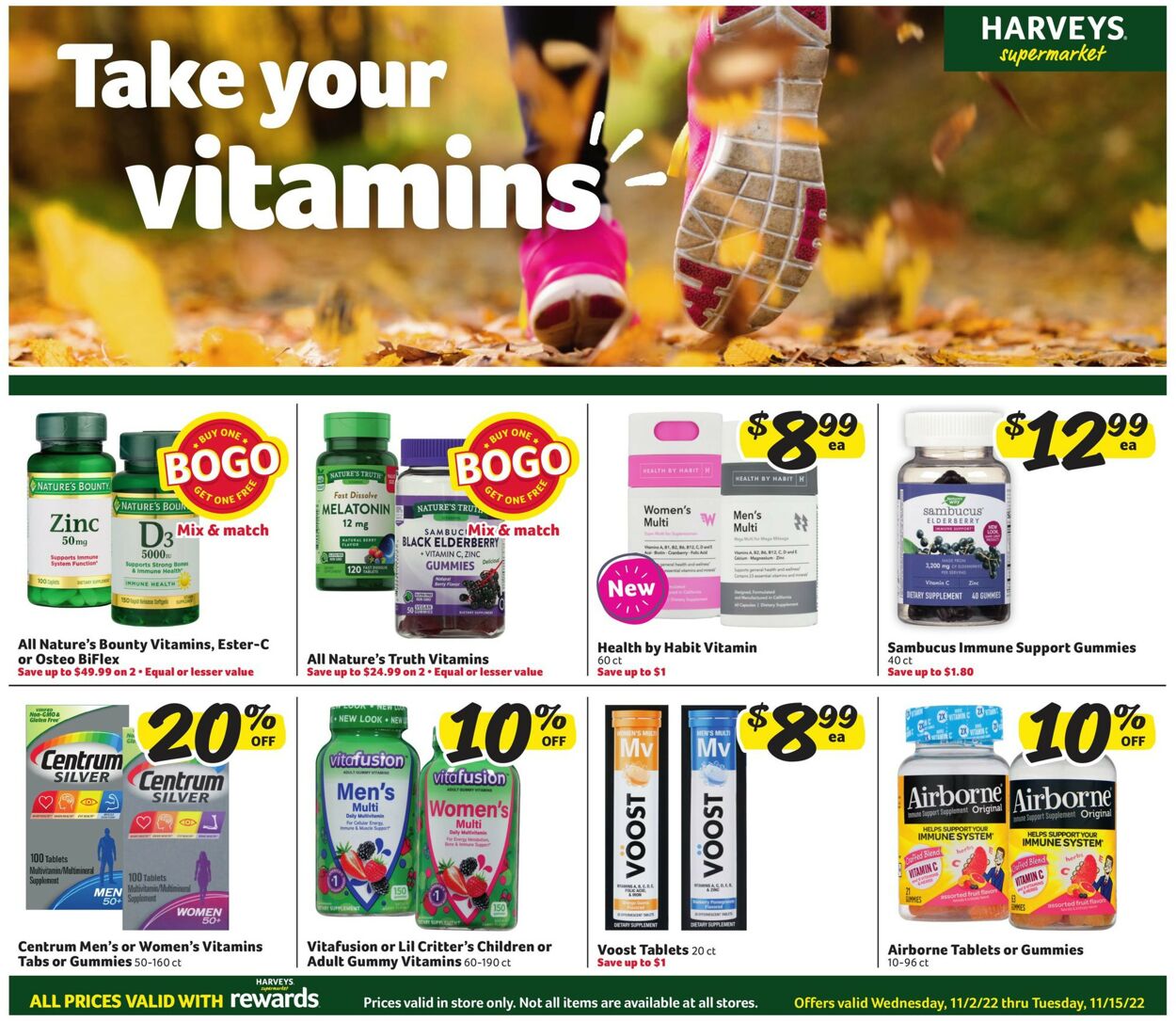 Catalogue Harveys Supermarket from 11/02/2022