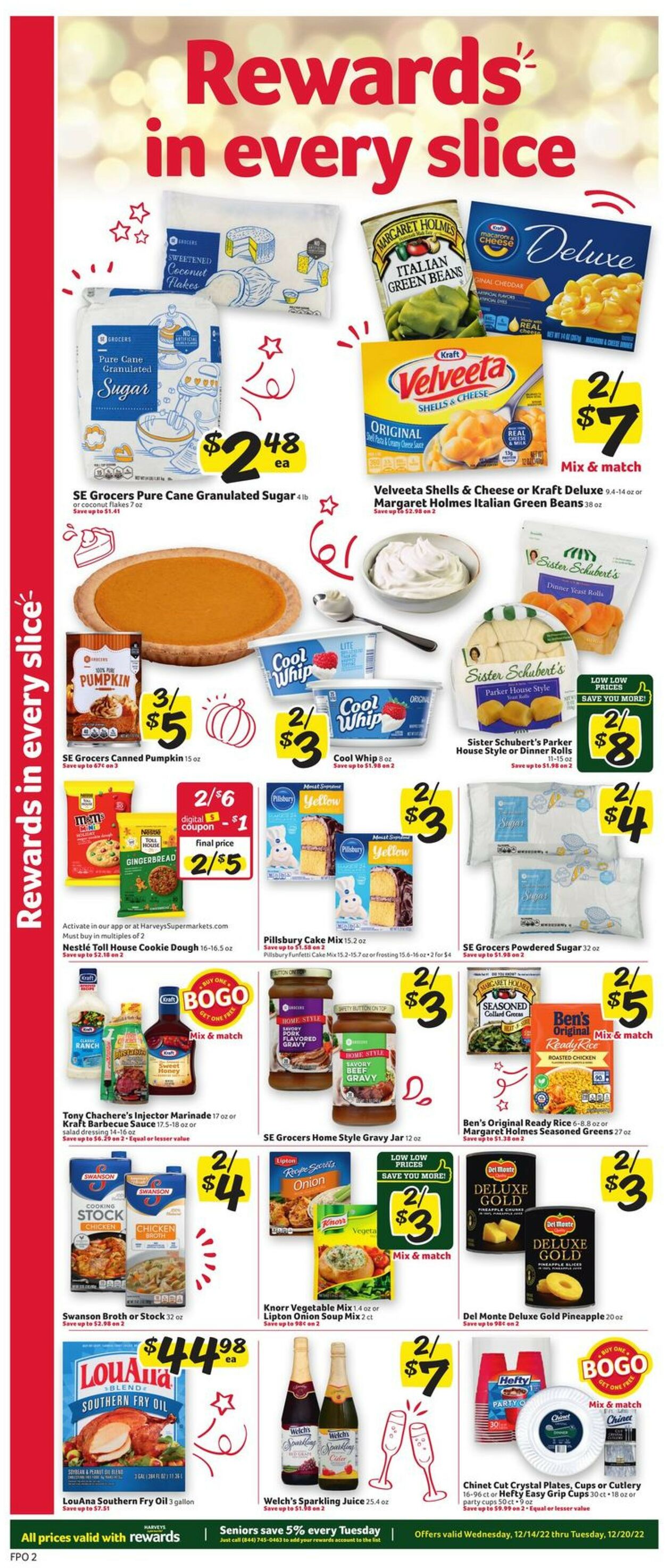 Catalogue Harveys Supermarket from 12/14/2022