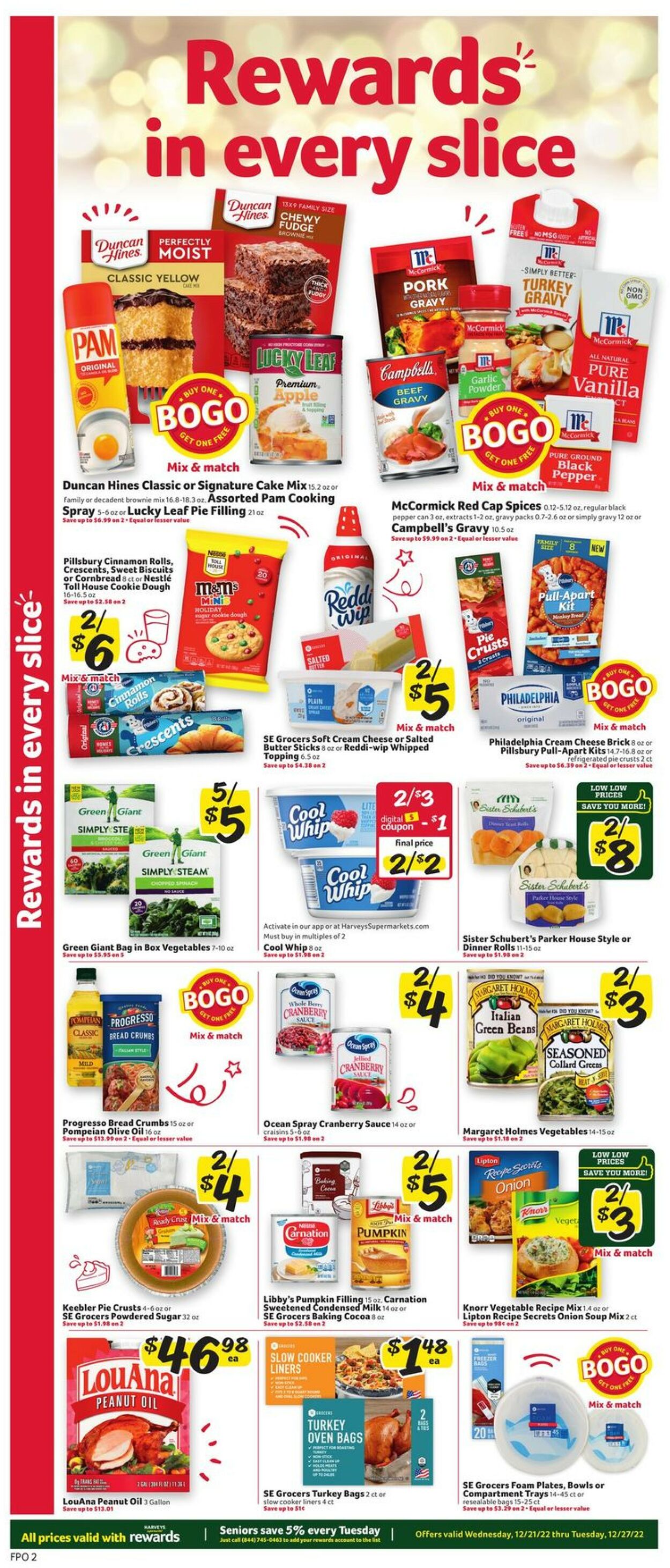 Catalogue Harveys Supermarket from 12/21/2022