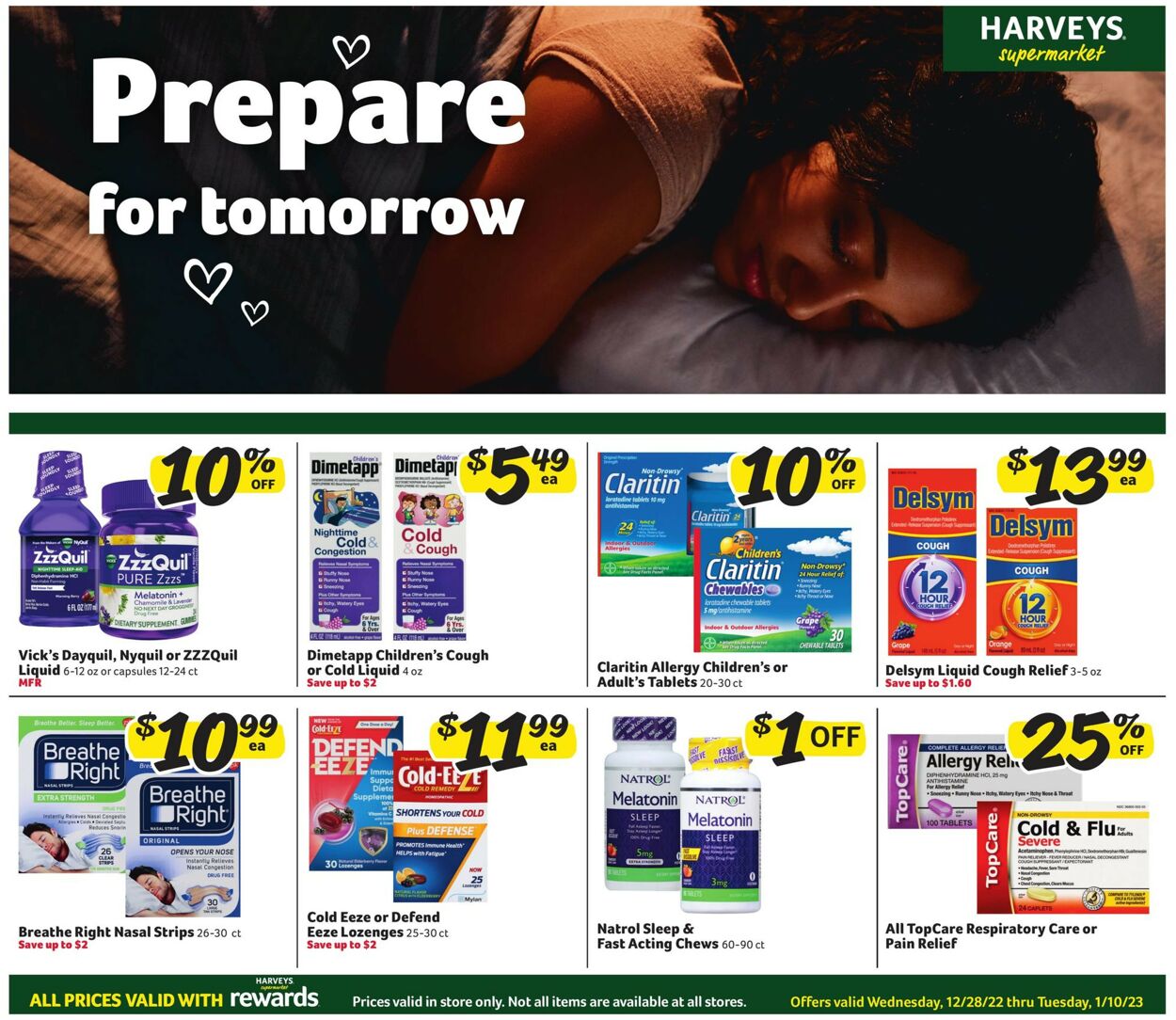 Catalogue Harveys Supermarket from 12/28/2022