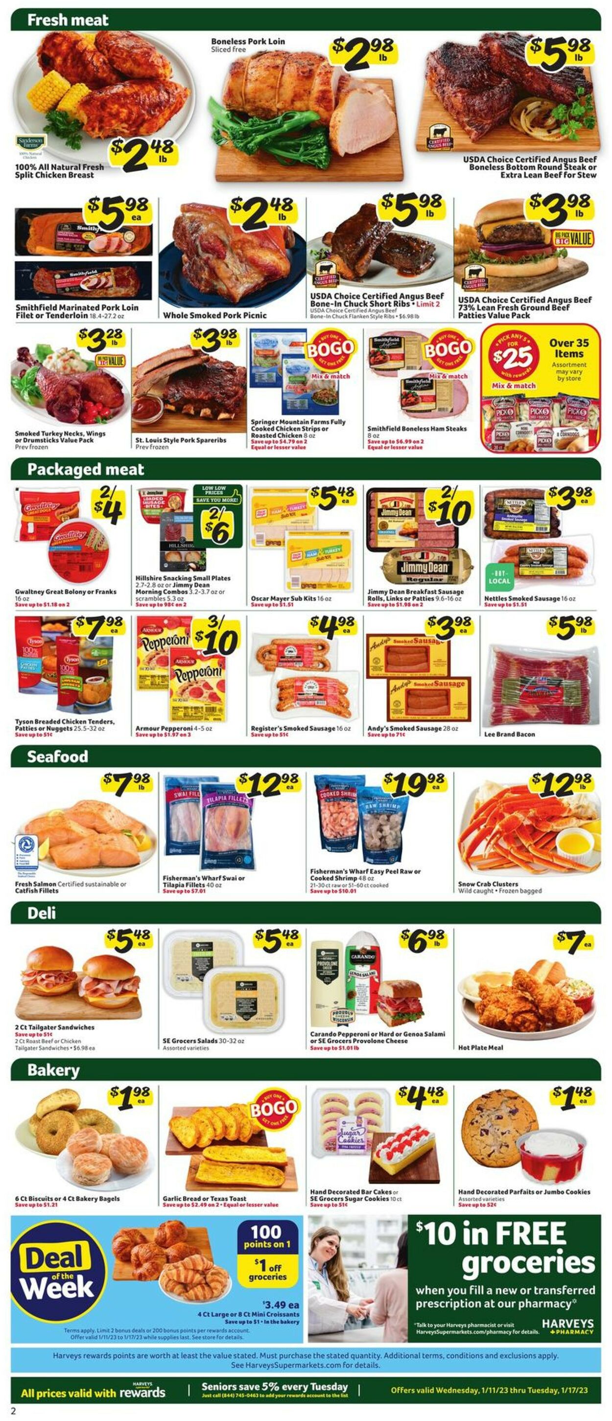 Catalogue Harveys Supermarket from 01/11/2023