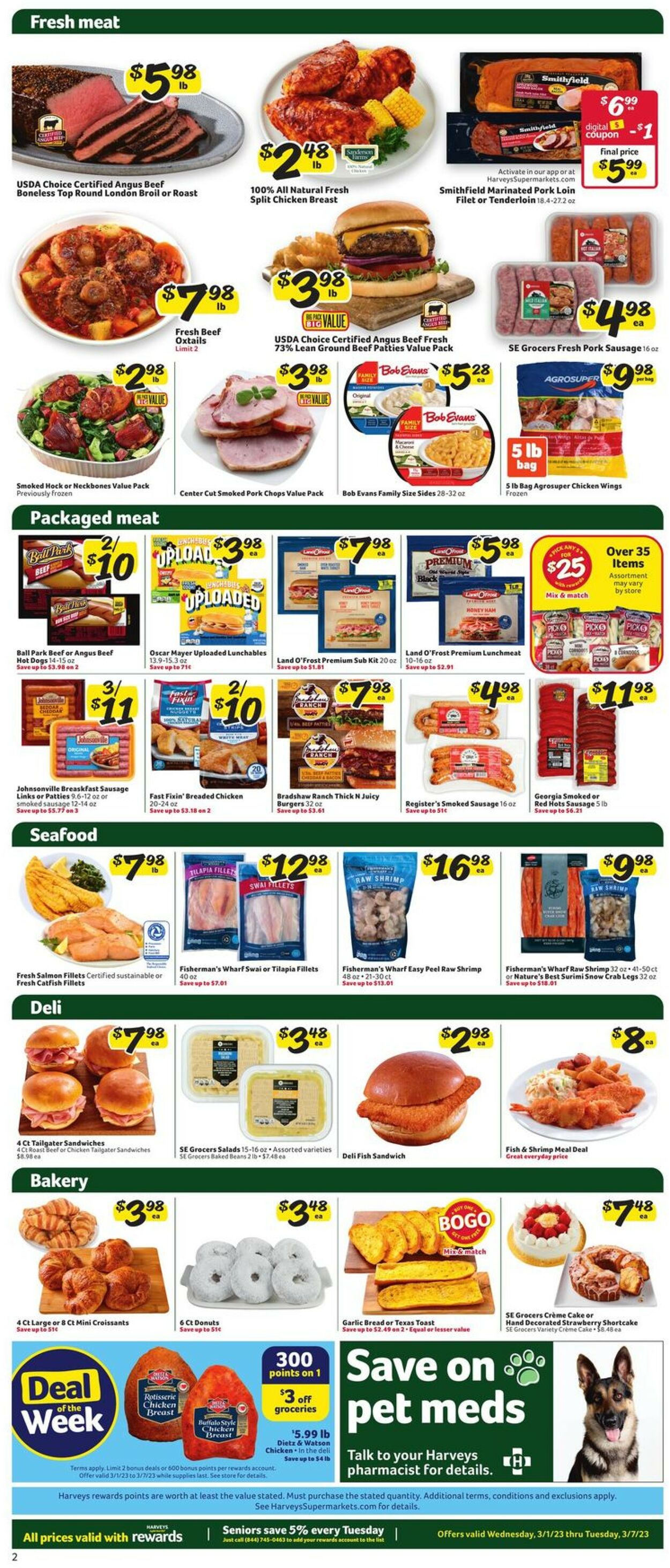 Catalogue Harveys Supermarket from 03/01/2023